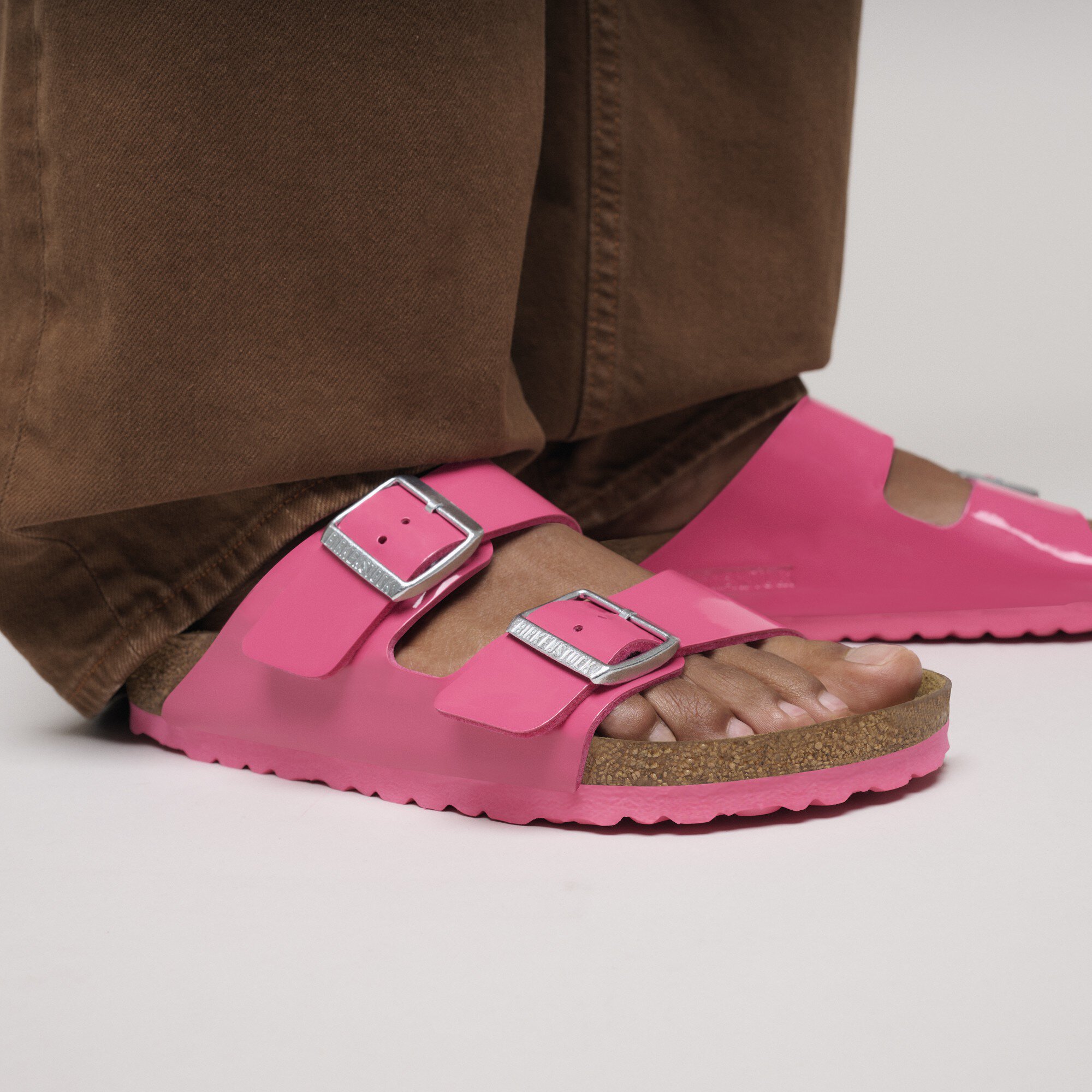 Arizona Birko-Flor Patent Fuchsia Tulip | BIRKENSTOCK
