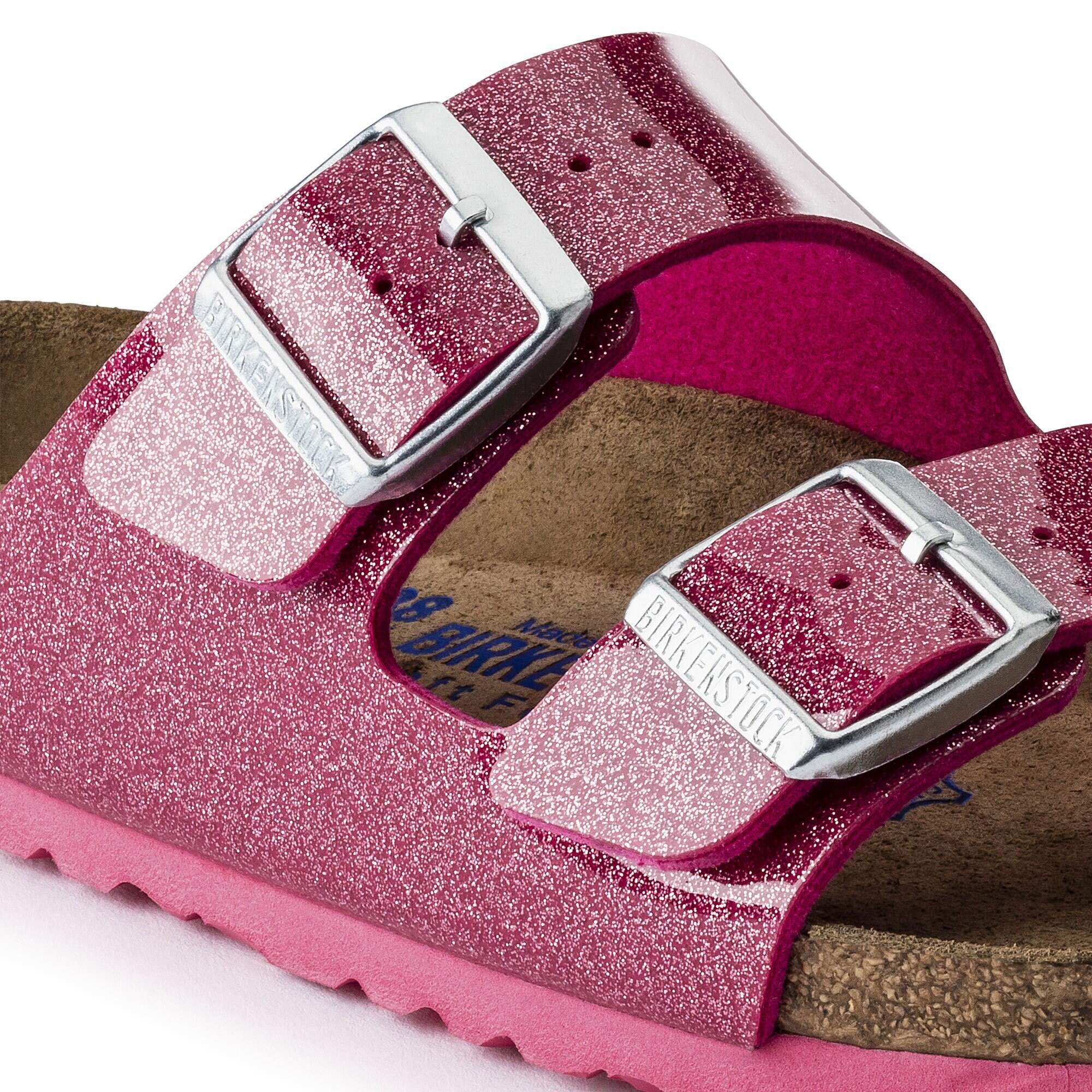 glitter pink birkenstocks