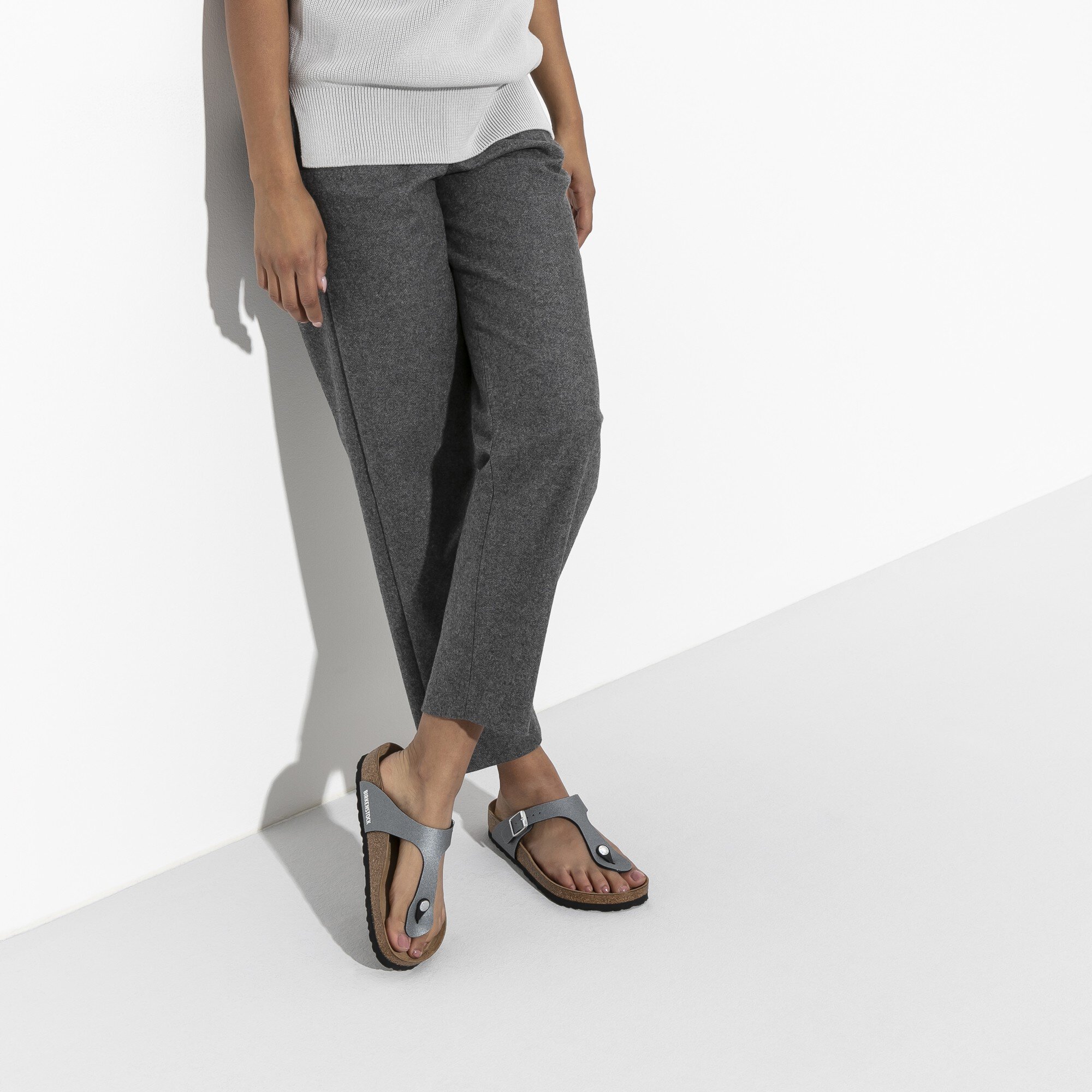 birkenstock arizona icy metallic