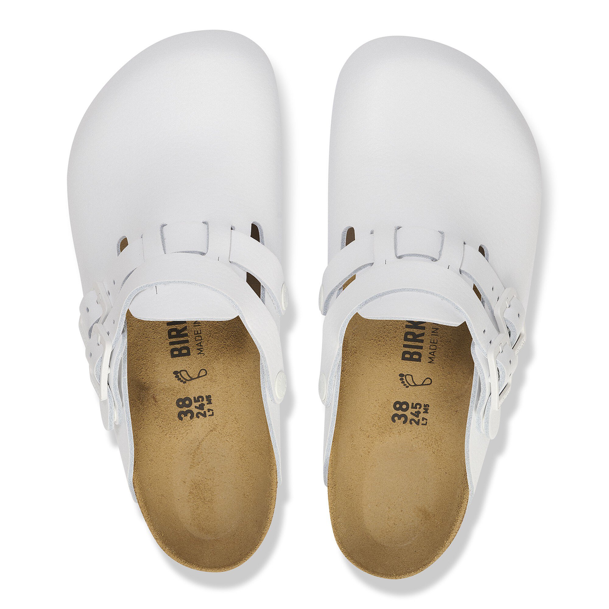 1349【美品】ビリケンシュトック ベンドロー レザー 白 24.5 1349【美品】ビリケンシュトック ベンドロー レザー 白 24.5 Kay