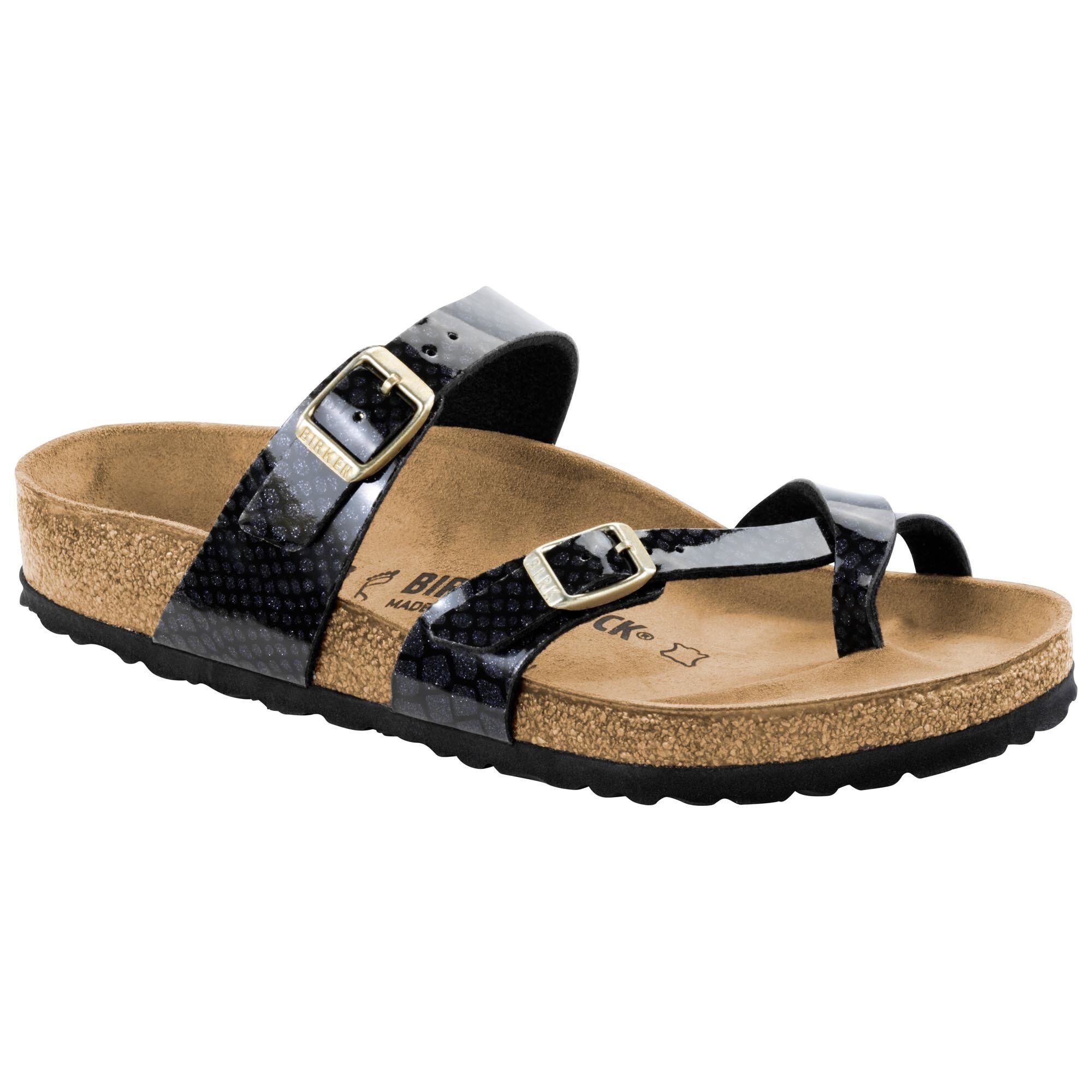 birkenstock arizona magic snake black