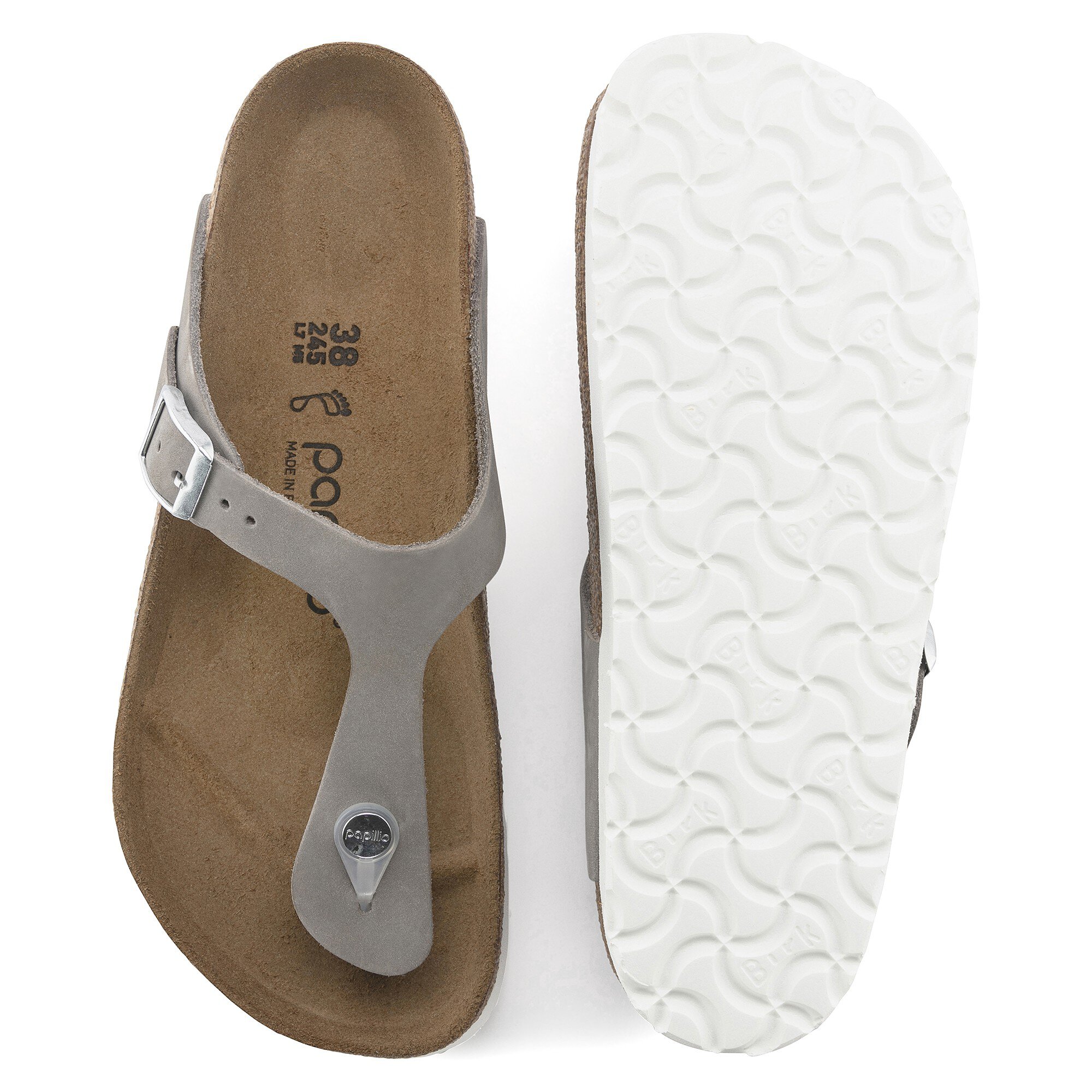 gizeh platform leather
