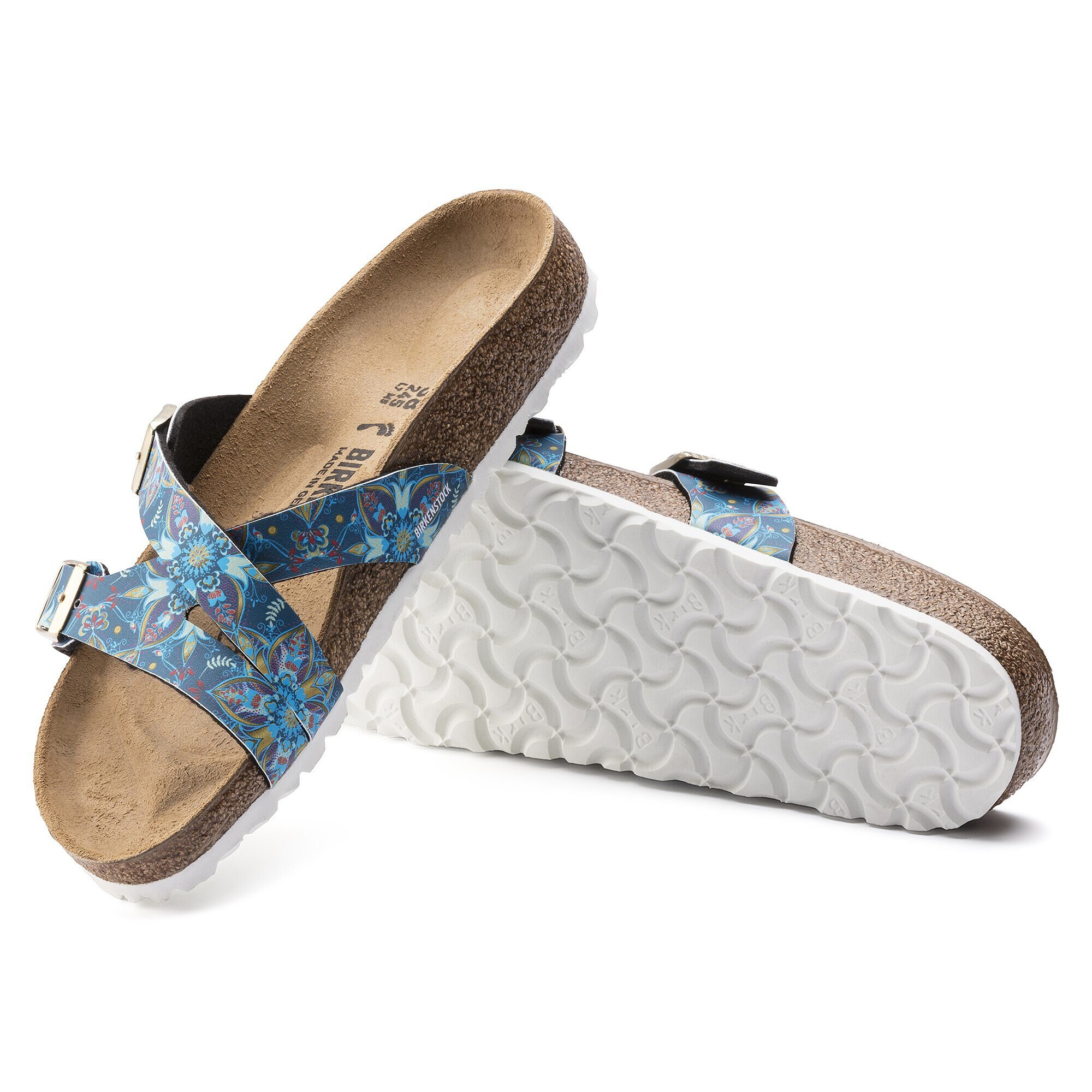 birkenstock yao boho flowers