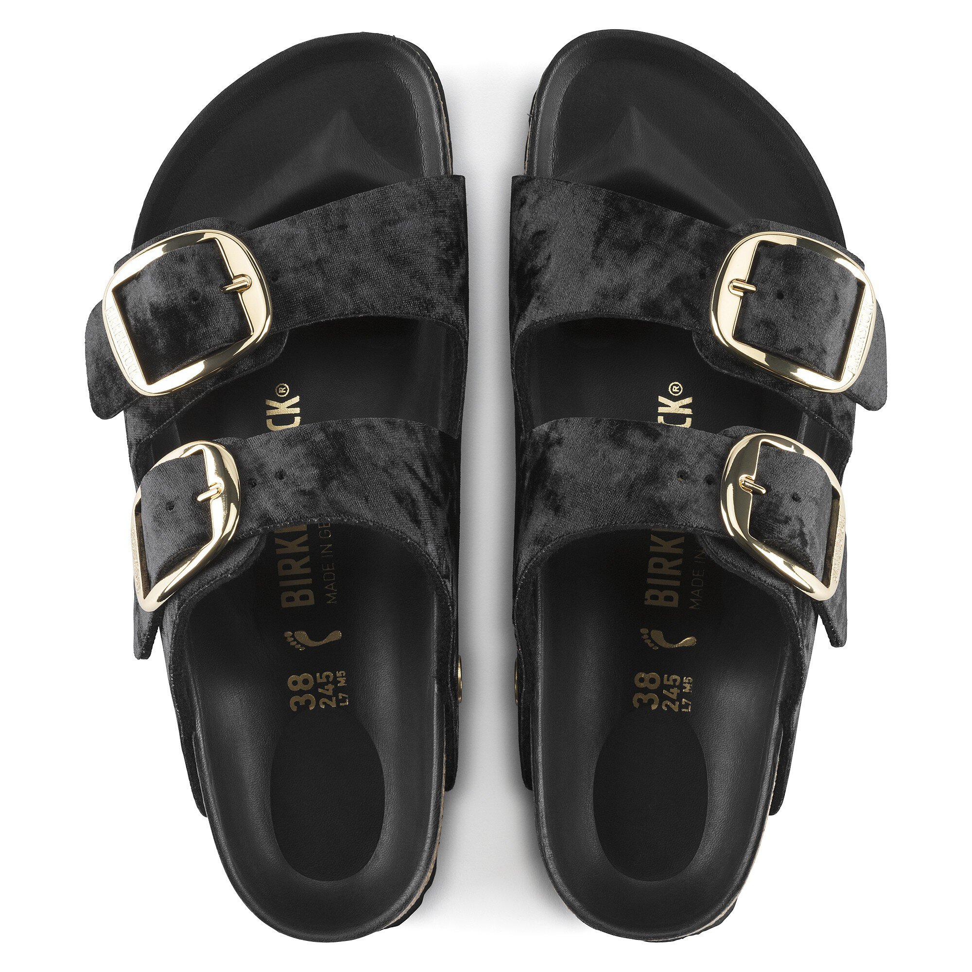Birkenstock big buckle schwarz lack Clearance