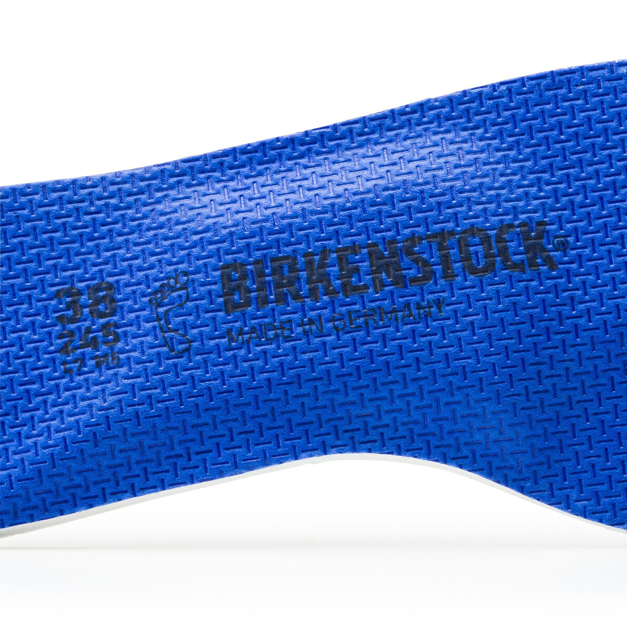 Comfort FuBbettsohle Birko Tex Textile Blue BIRKENSTOCK