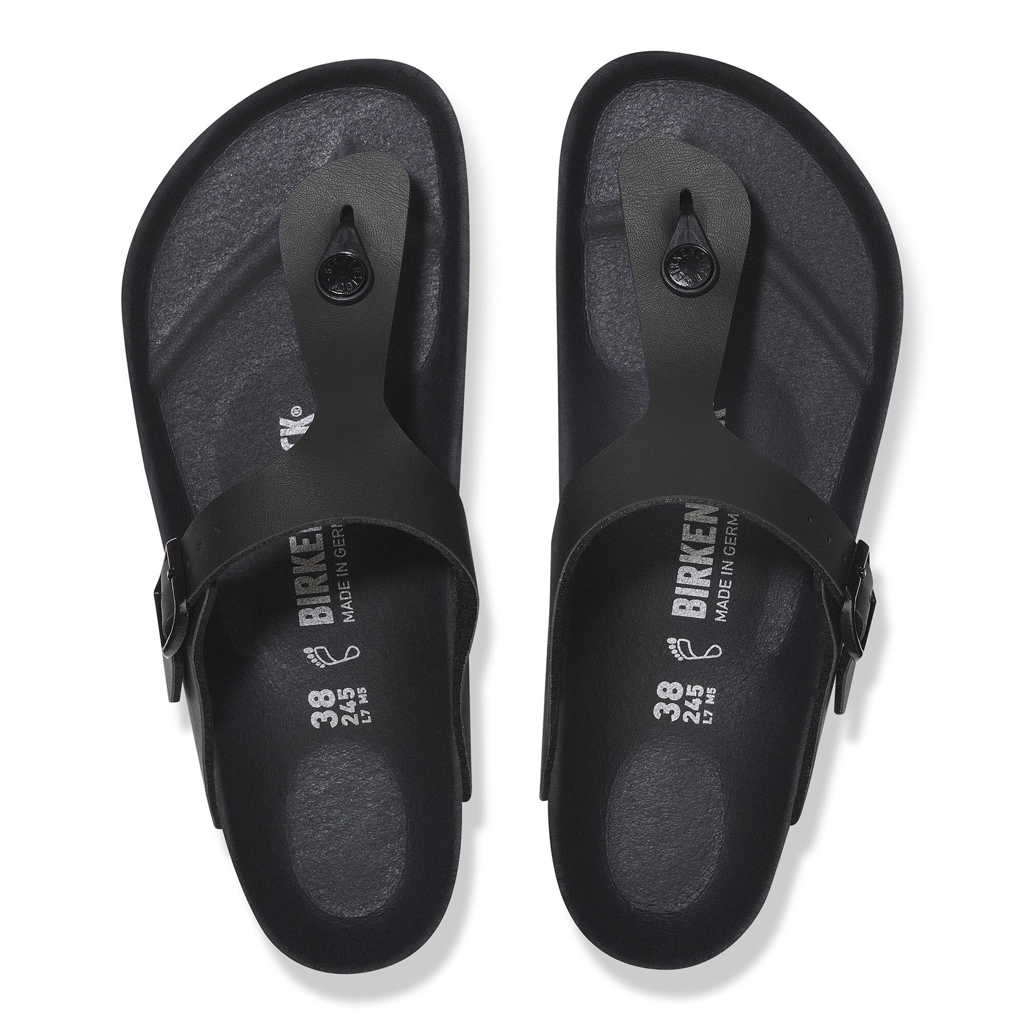 Gizeh BS Birko-Flor Triples Black | BIRKENSTOCK