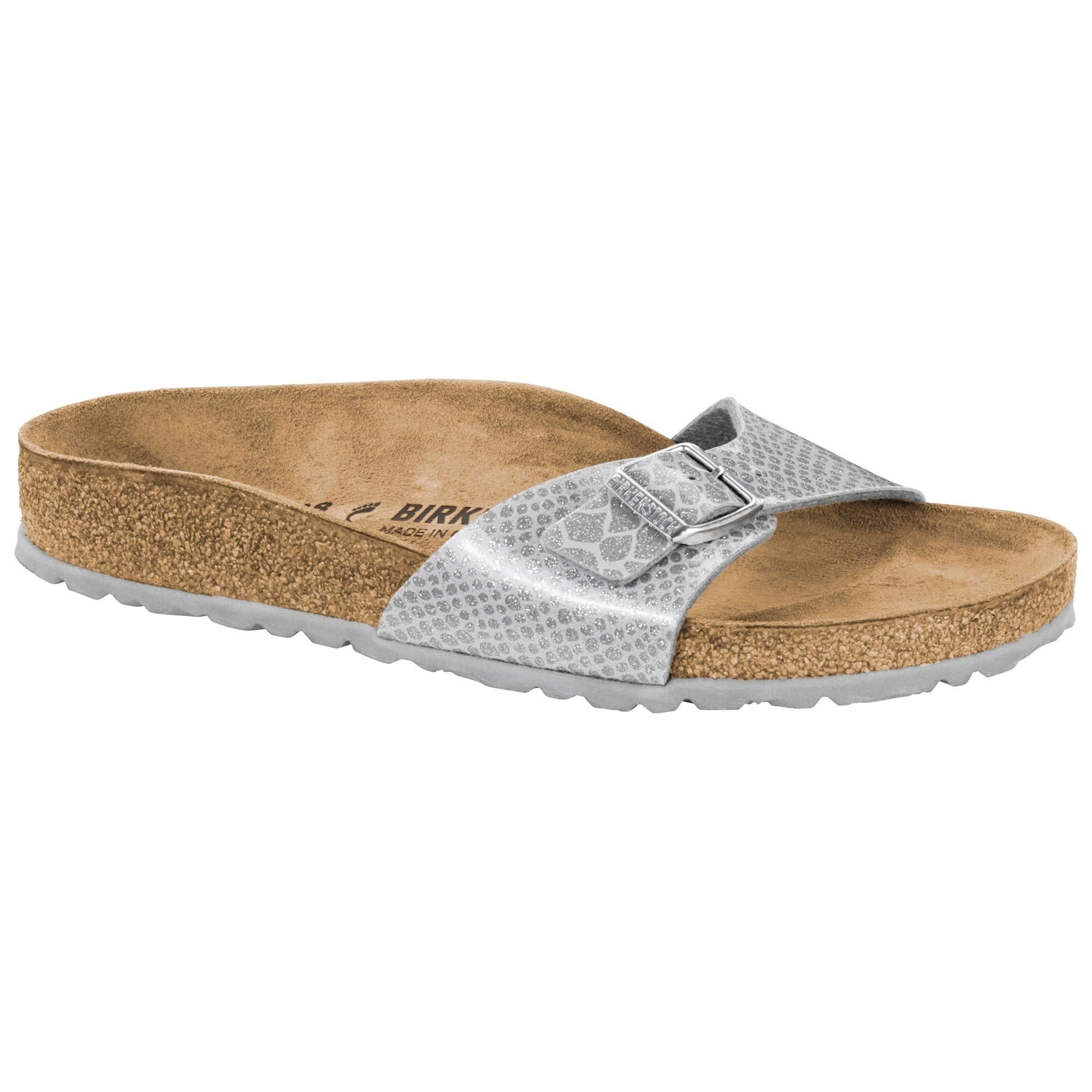 Madrid Birko-Flor Magic Snake Silver BIRKENSTOCK