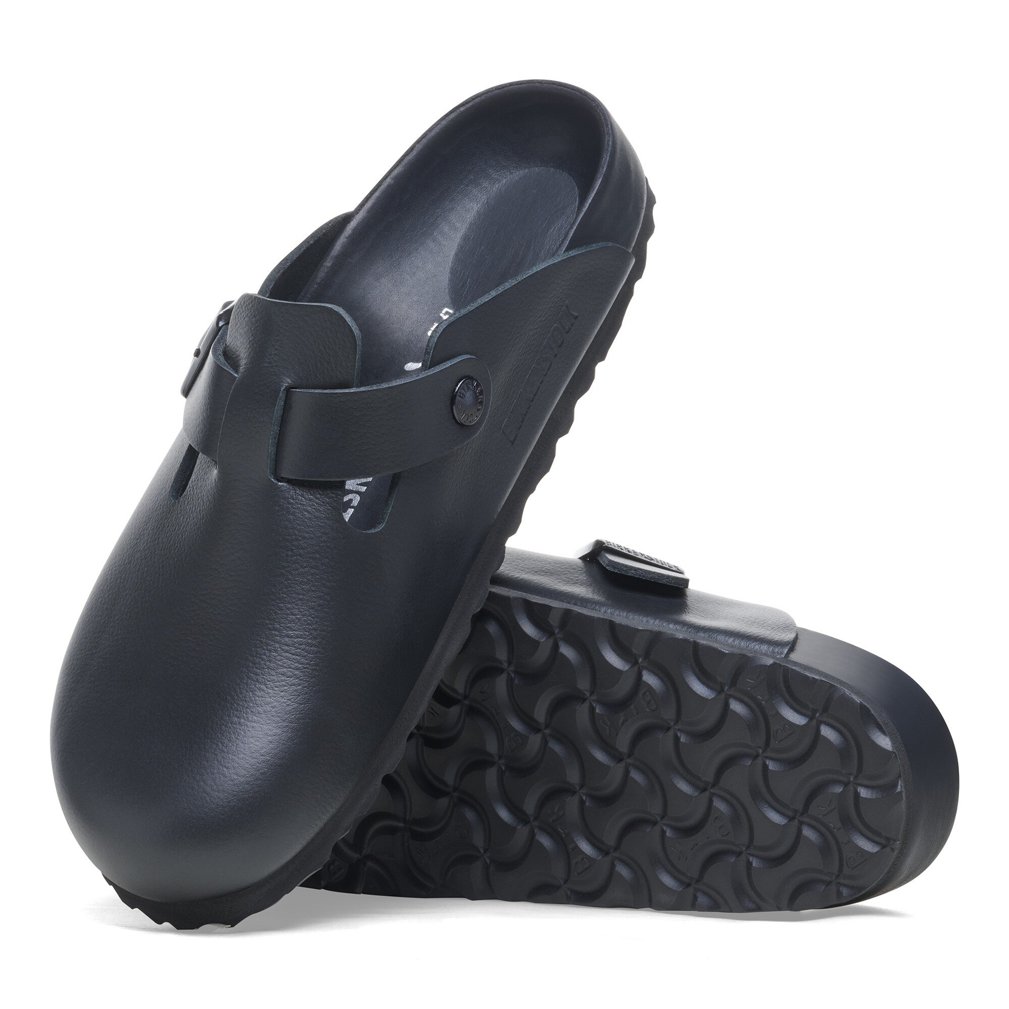 Boston Smooth Leather Black | BIRKENSTOCK