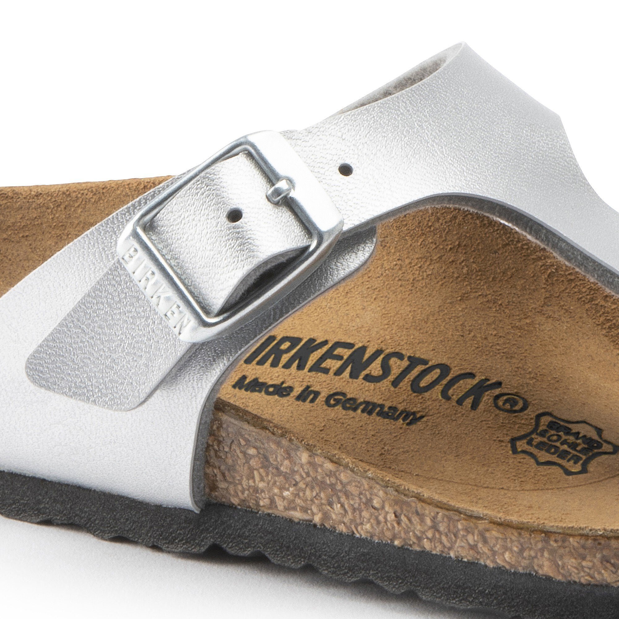 Gizeh Kids Birko Flor Silver BIRKENSTOCK