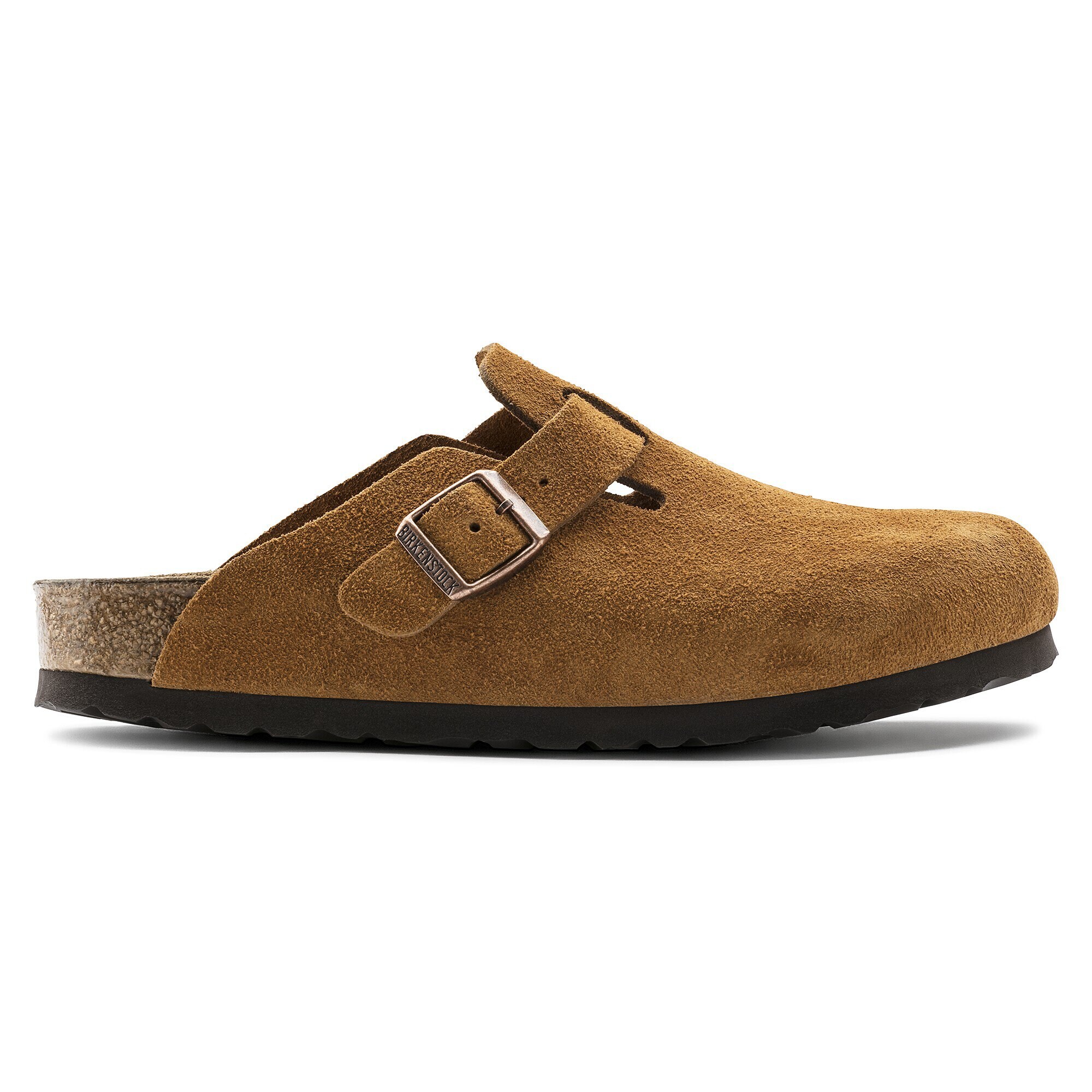 birkenstock boston mink suede