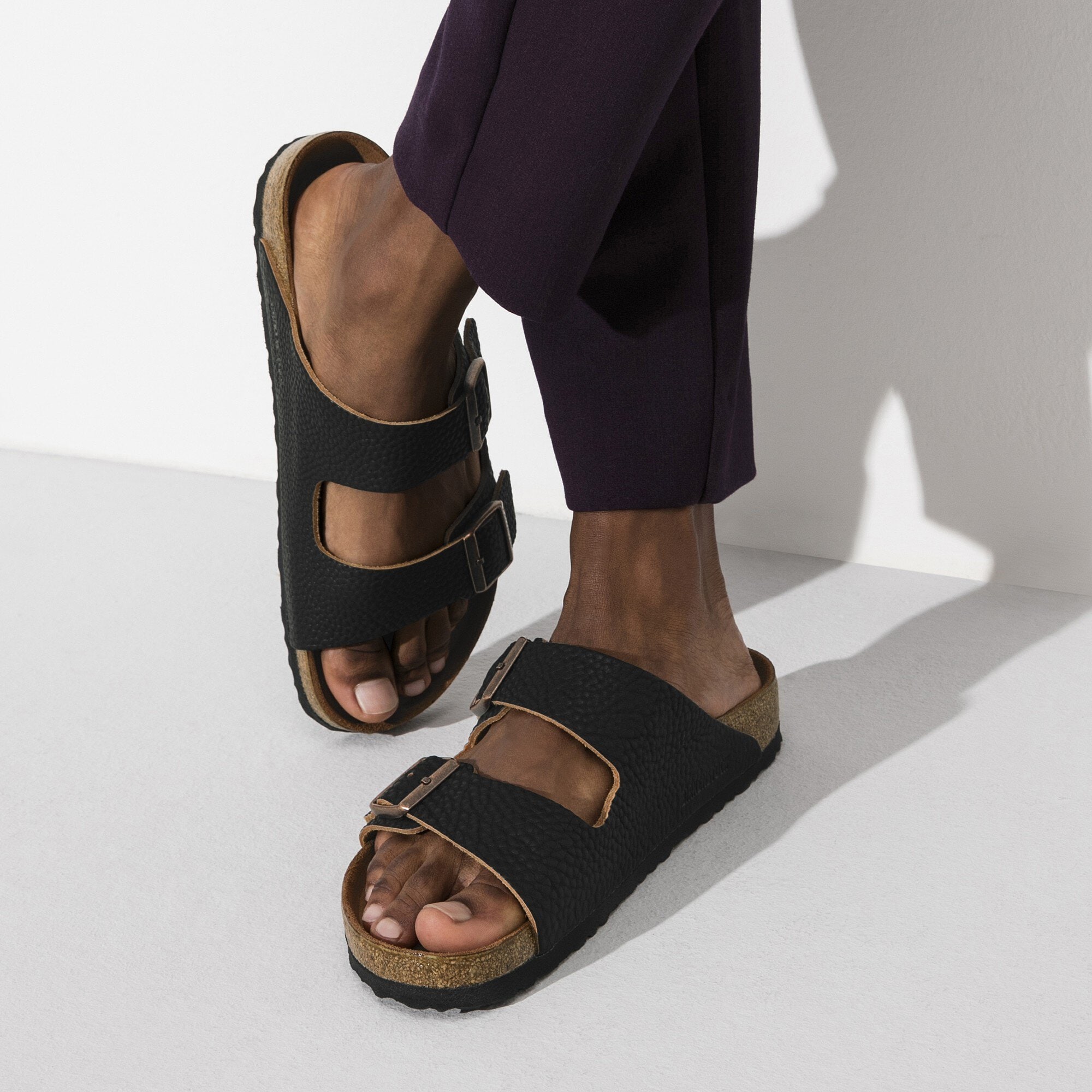Arizona/アリゾナ ナチュラルレザー ノマドブラック | BIRKENSTOCK