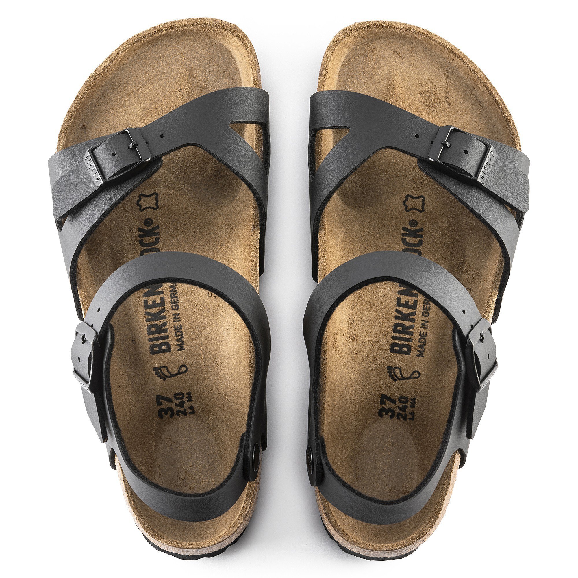 klodset strop Bevise Rio Birko-Flor Black | BIRKENSTOCK