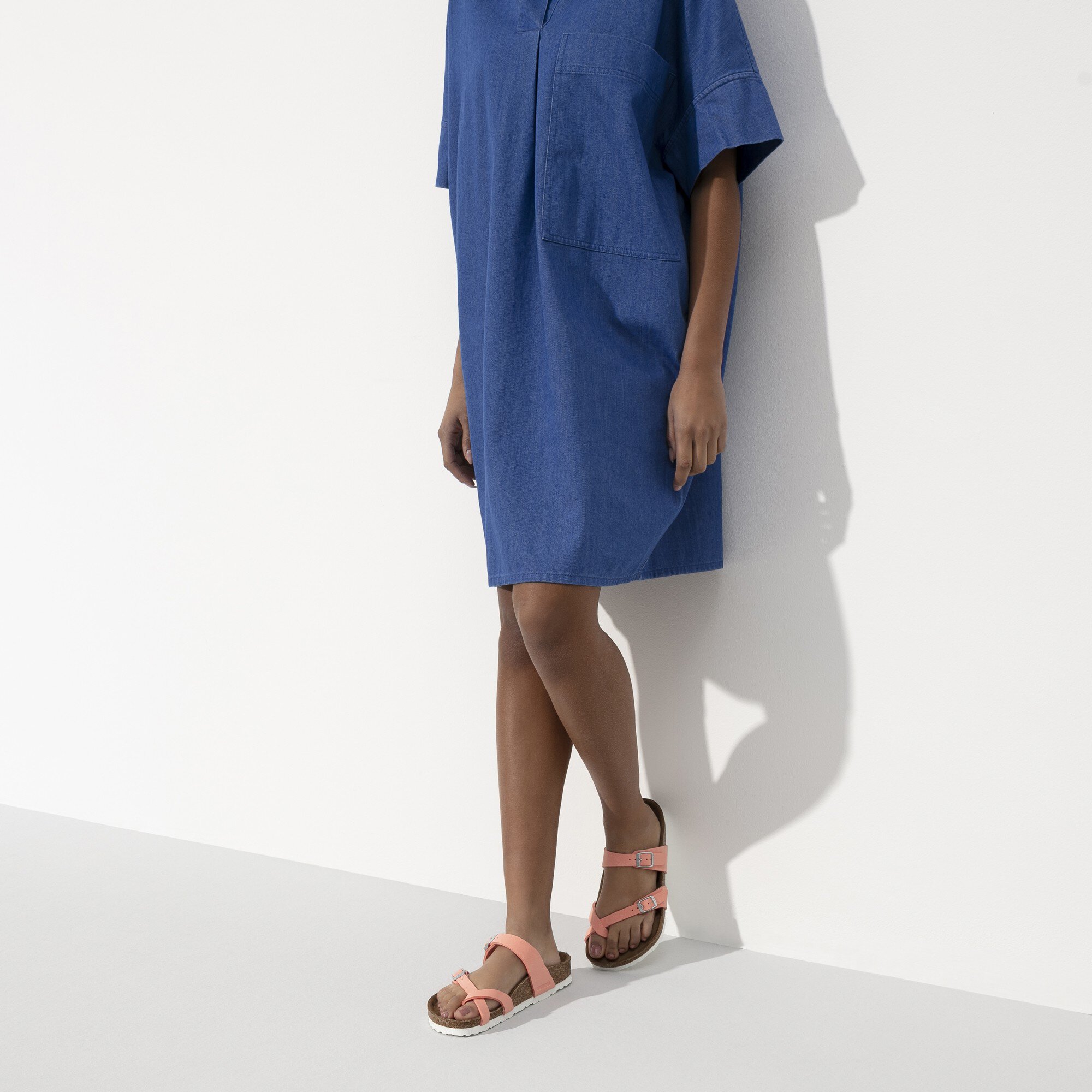 Mayari Vegan Birko-Flor Brushed Flamingo | BIRKENSTOCK