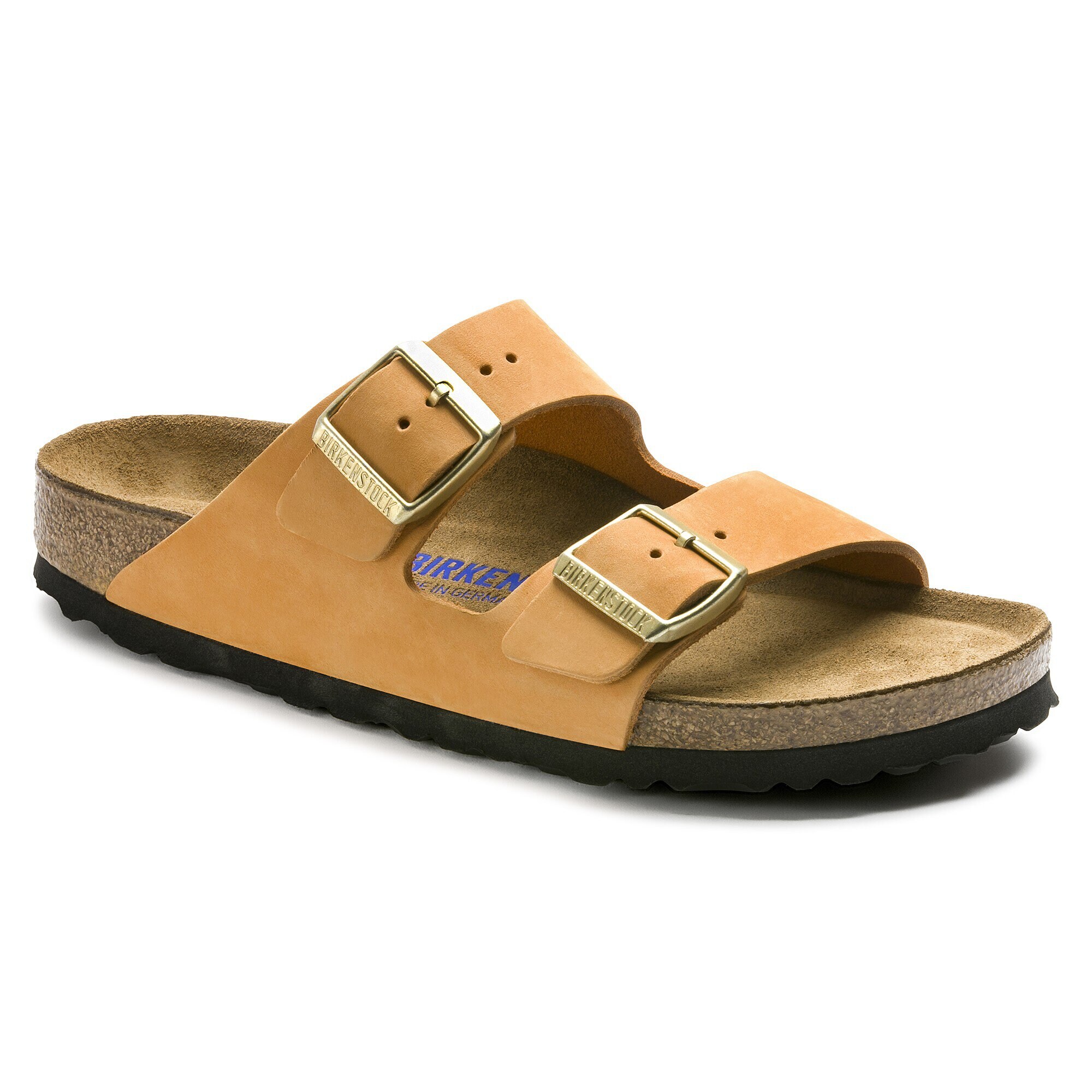 birkenstock arizona soft footbed nubuck leather