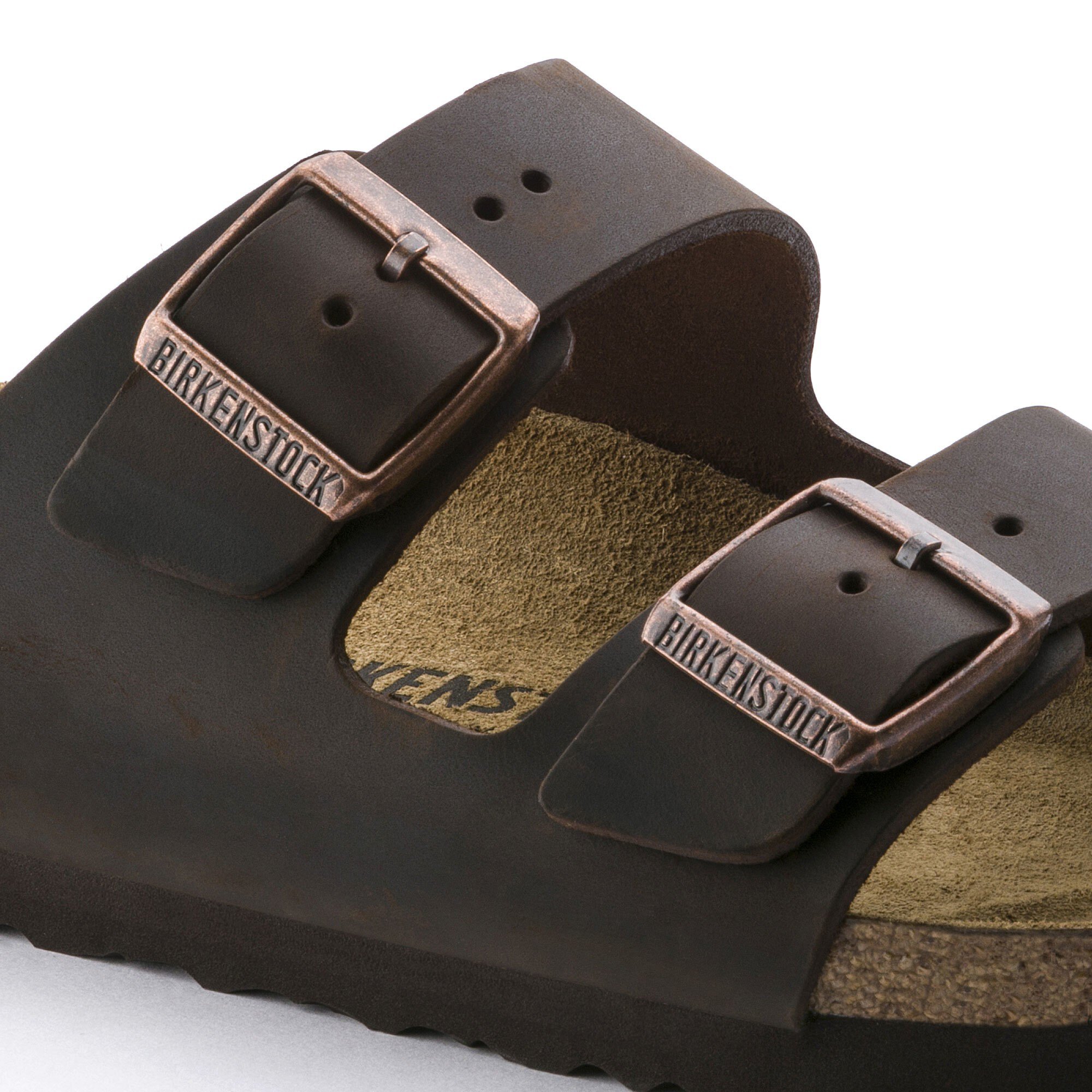 Virus Ach Je Verr Cktes Kleid Birkenstock Arizona Oiled Leather Slide