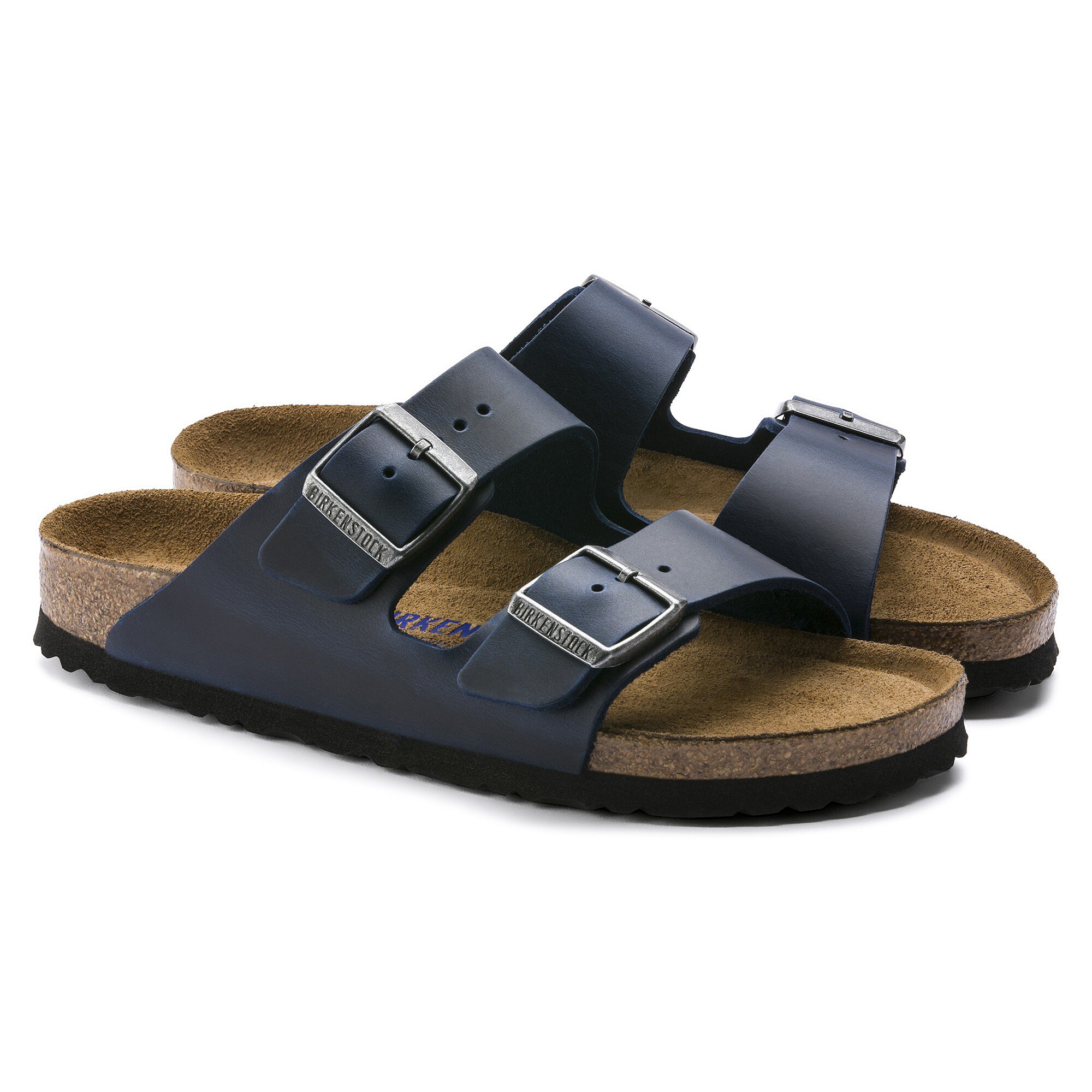 Arizona Footbed Leather Blue | BIRKENSTOCK