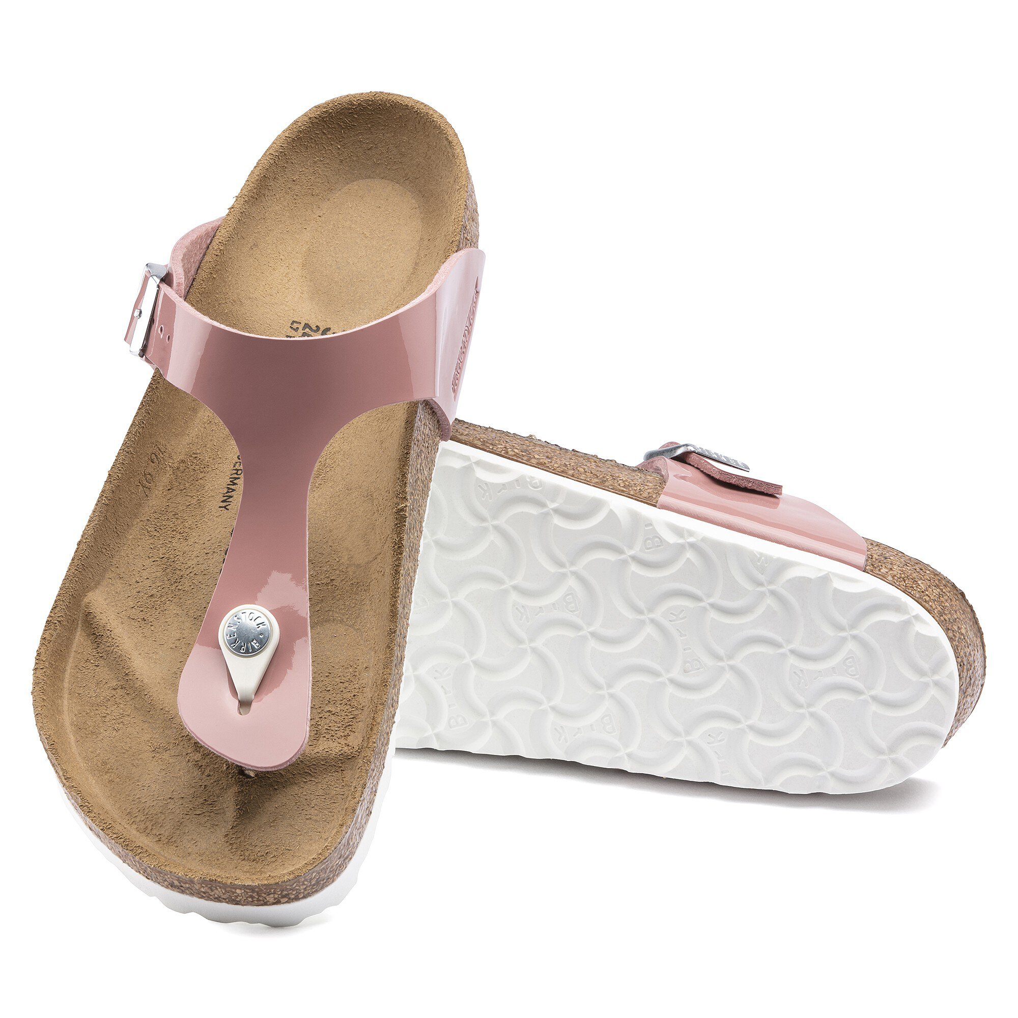 Gizeh Birko Flor Patent Patent Old Rose BIRKENSTOCK