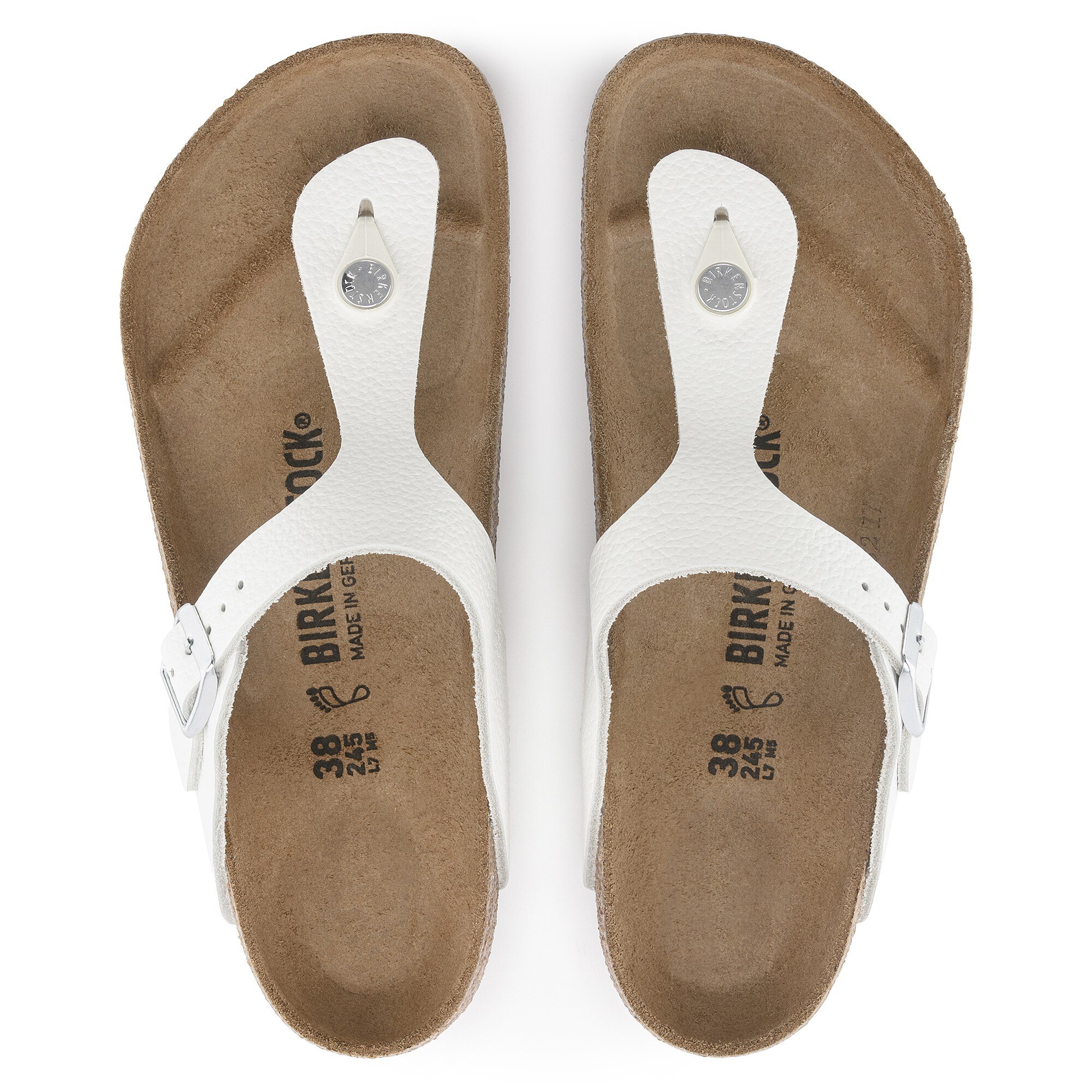 Gizeh Leather White | BIRKENSTOCK