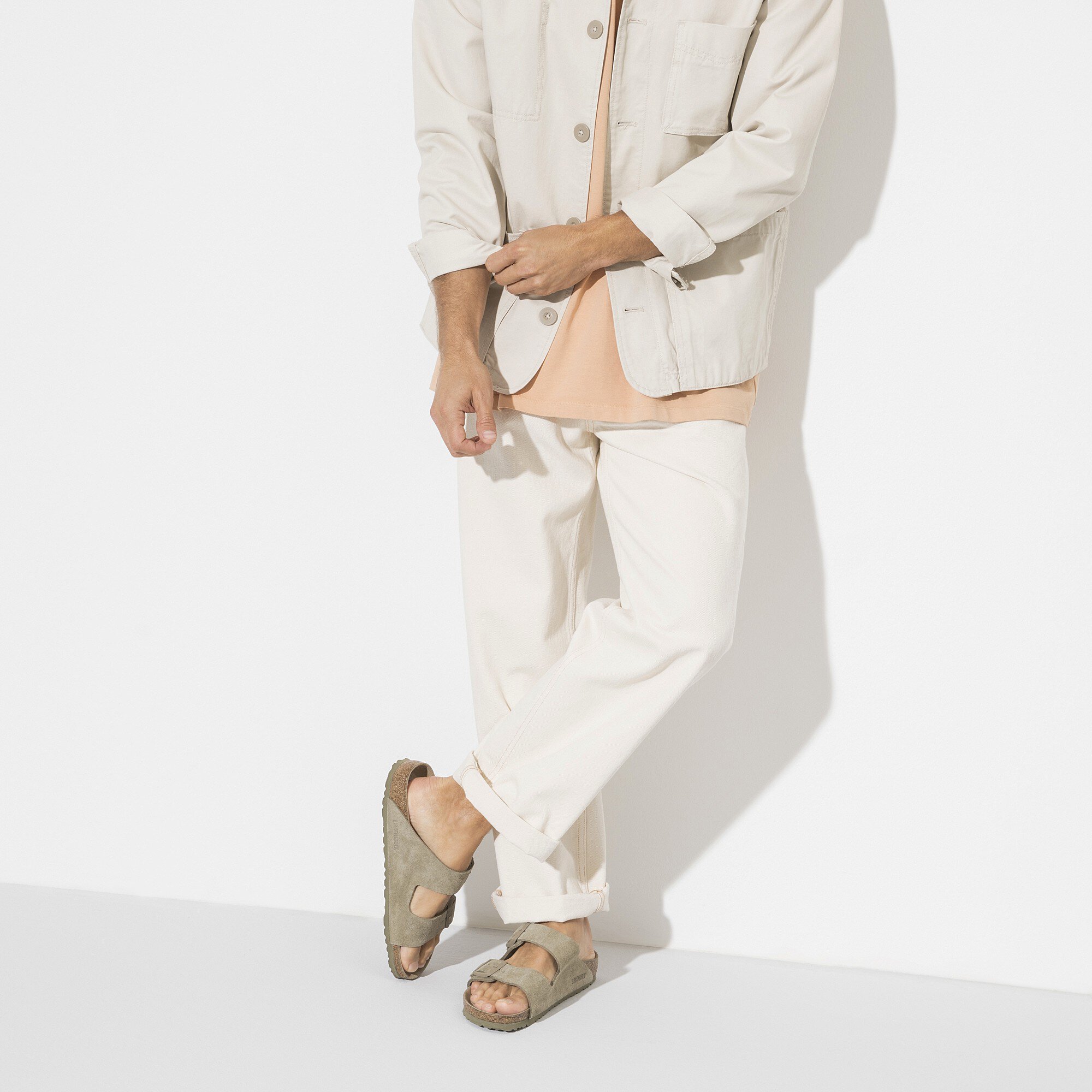arizona faded khaki birkenstock