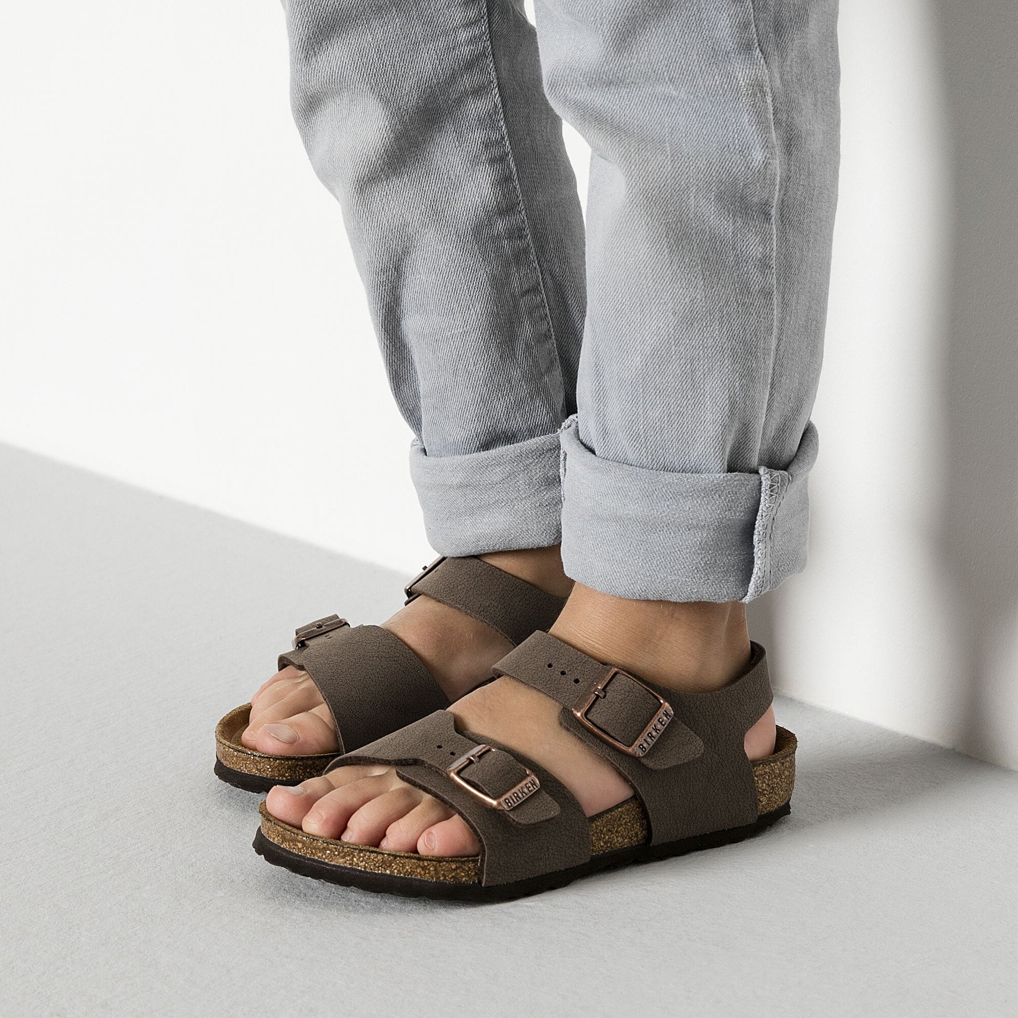 New Kids Nubuck Mocha | BIRKENSTOCK