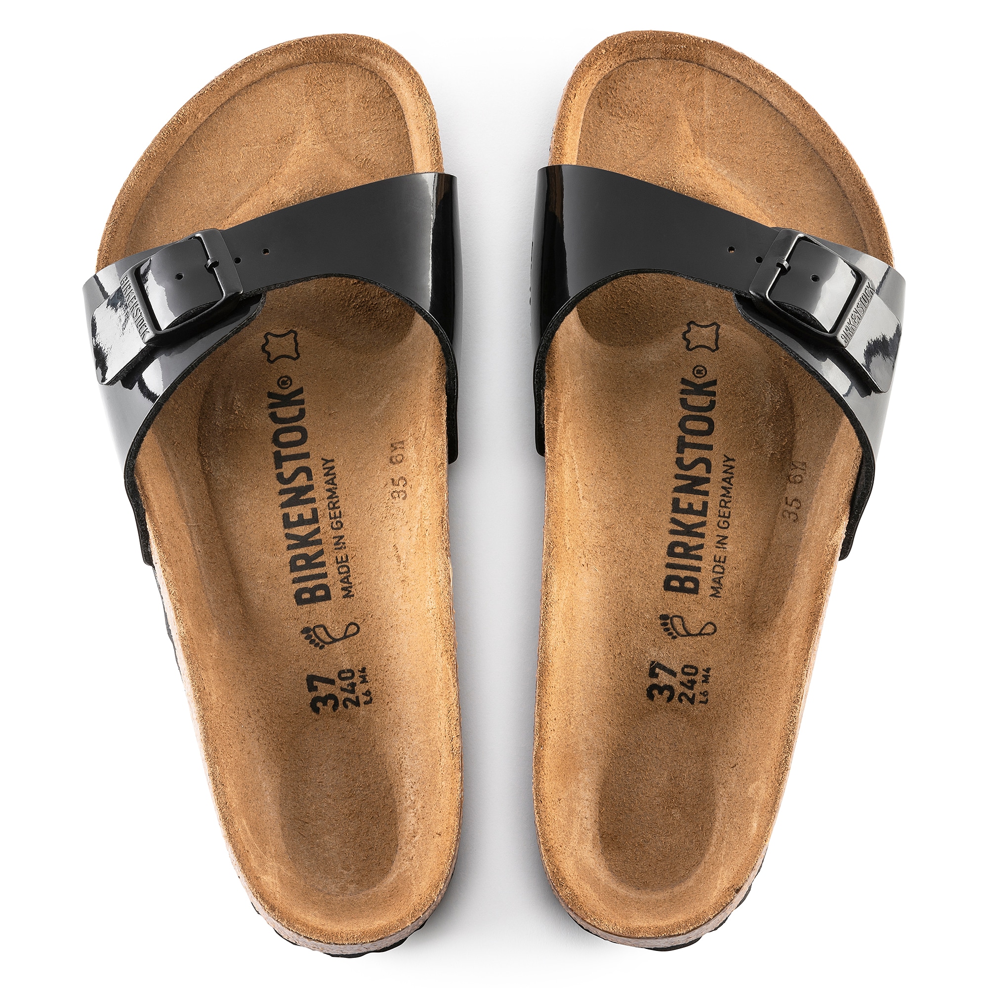 Madrid Birko Flor Patent Black Patent Birkenstock Madrid Birko Flor Patent Black Patent Birkenstock