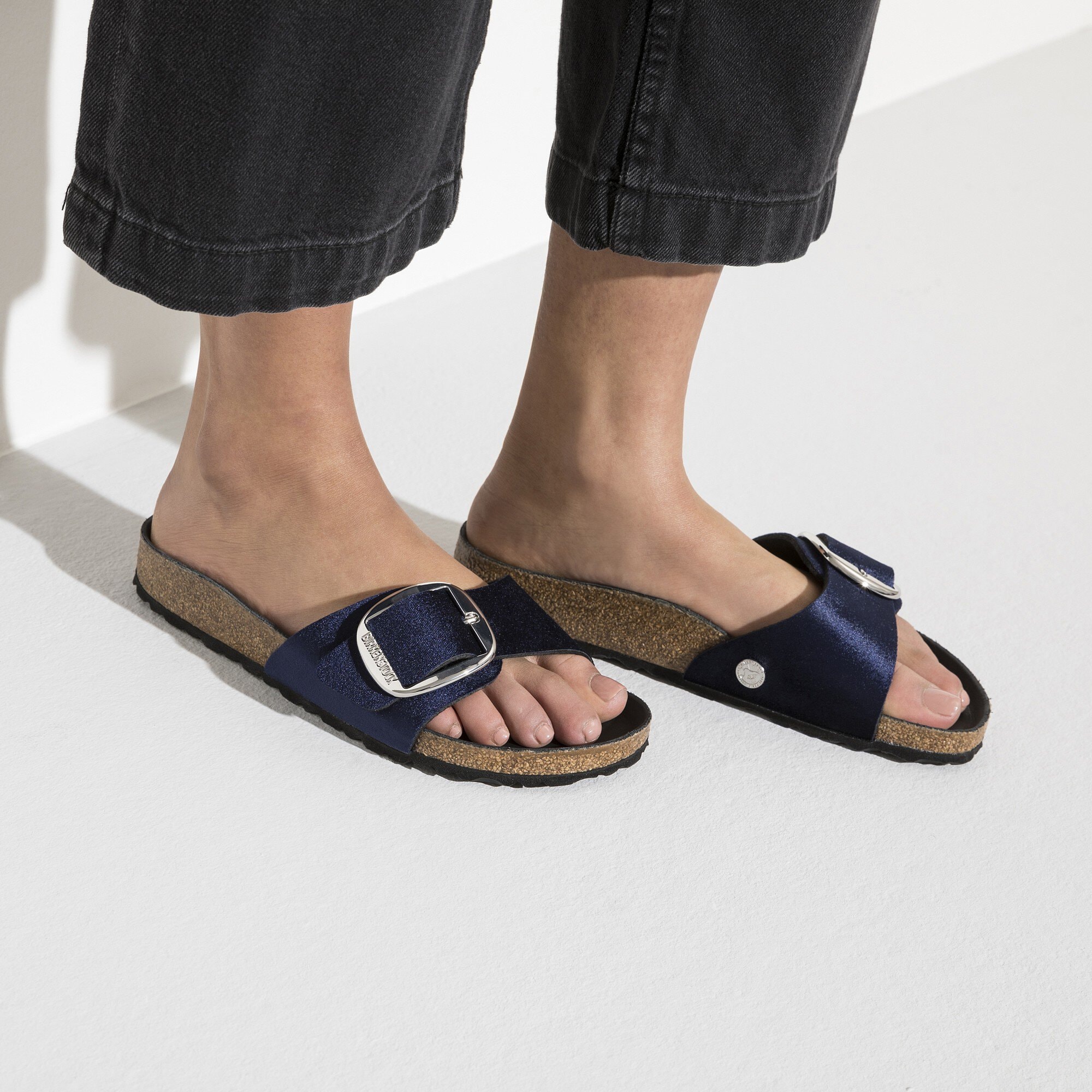 Madrid Buckle Velvet Midnight BIRKENSTOCK