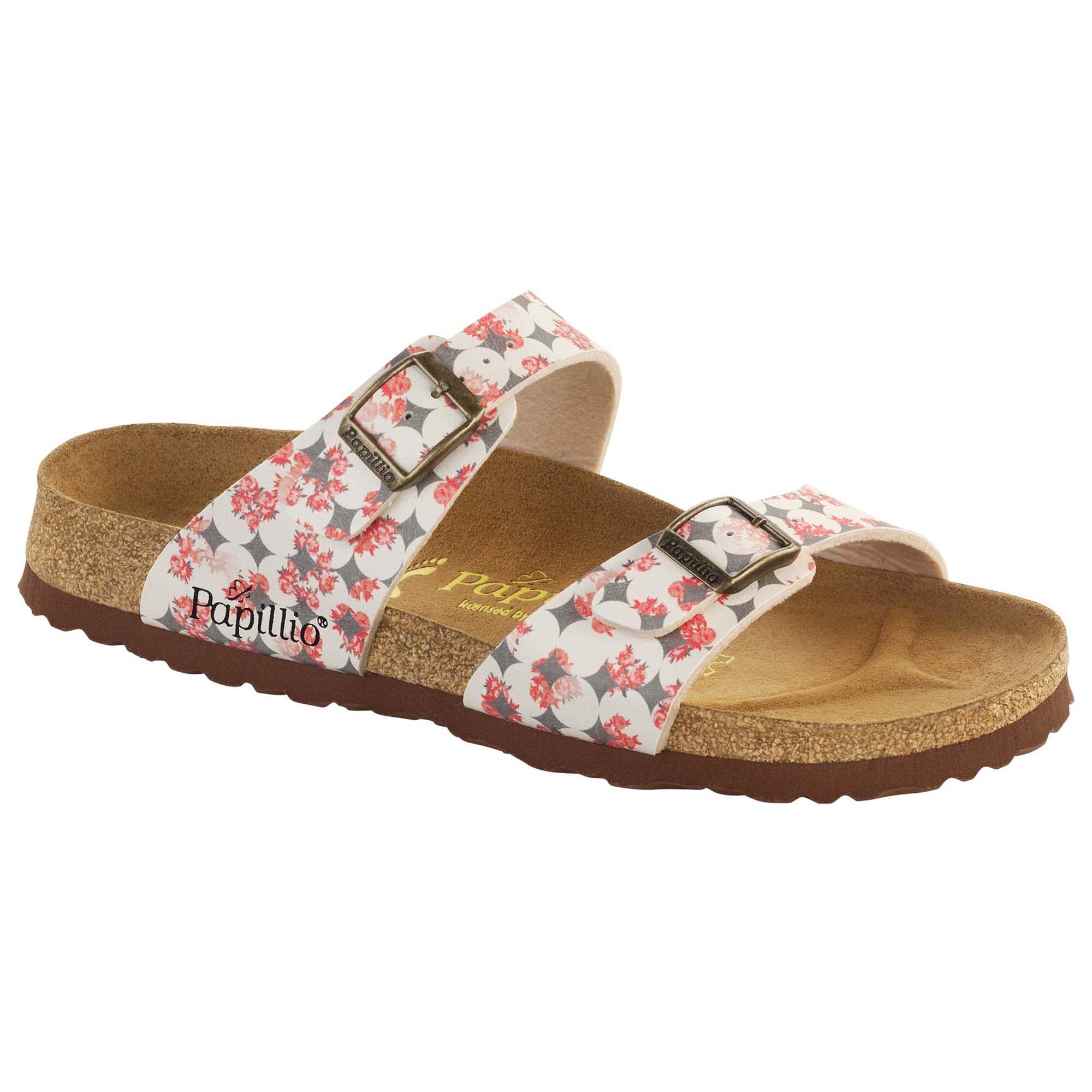 White floral birkenstock hotsell