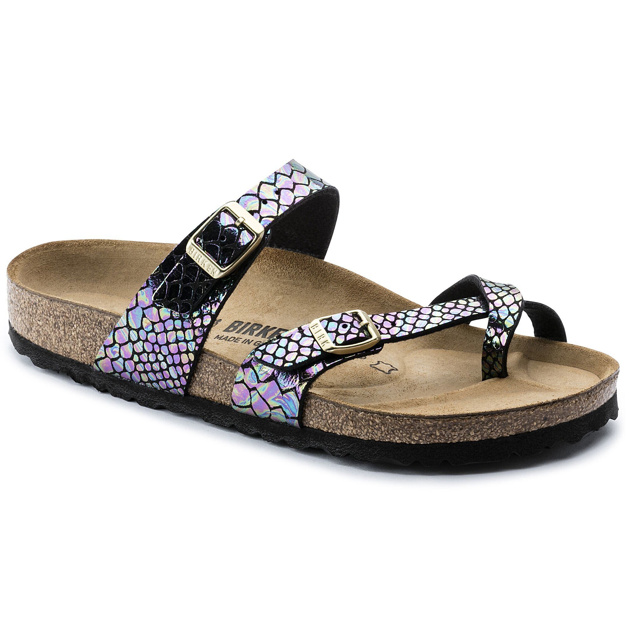 black snake birkenstocks