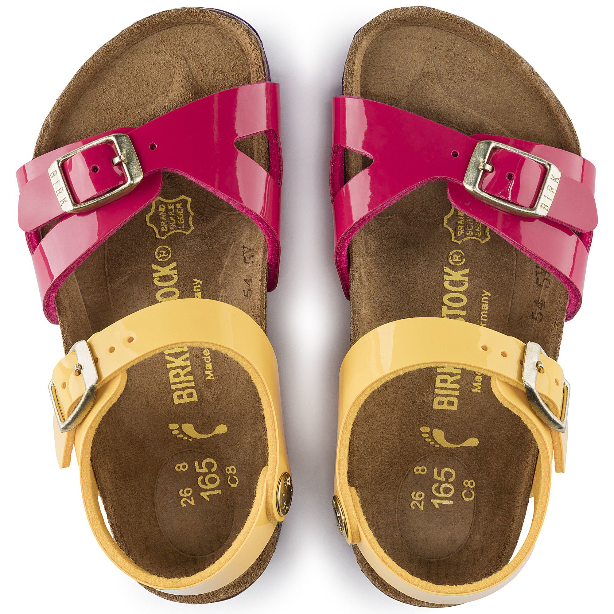 Merchandiser Lav et navn Pris Rio Kids Birko-Flor Patent Tropical Pink Mango | BIRKENSTOCK