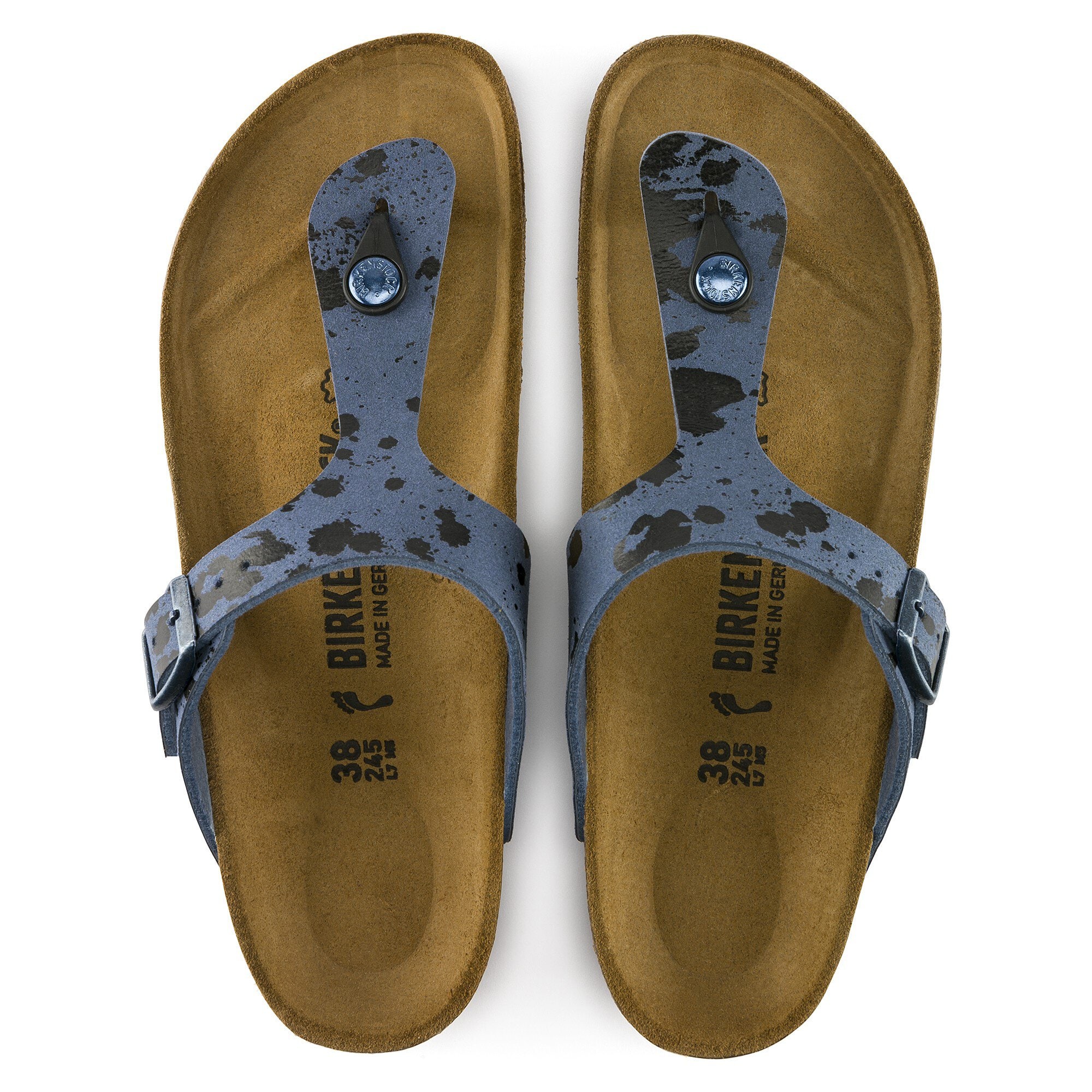 Birkenstock gizeh best sale graceful gemm blue