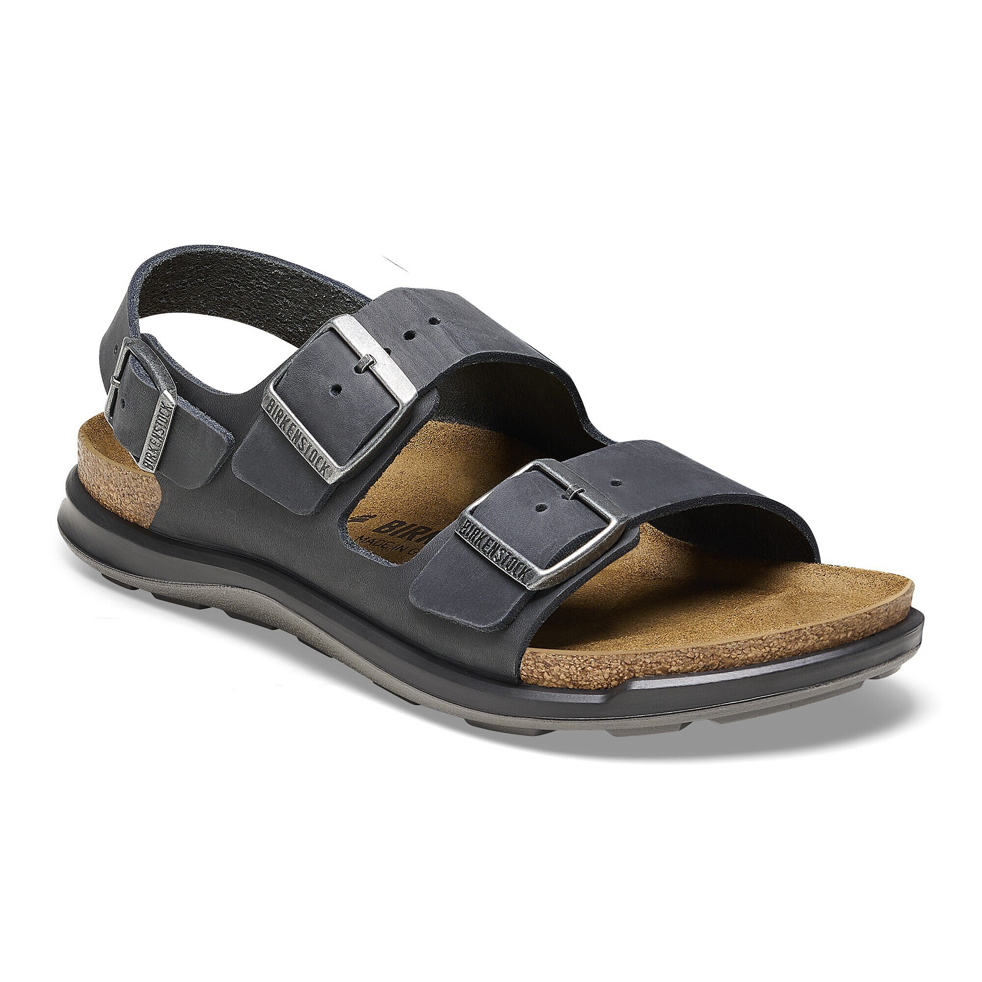 Milano Vegan Birko-Flor Triples Black | BIRKENSTOCK