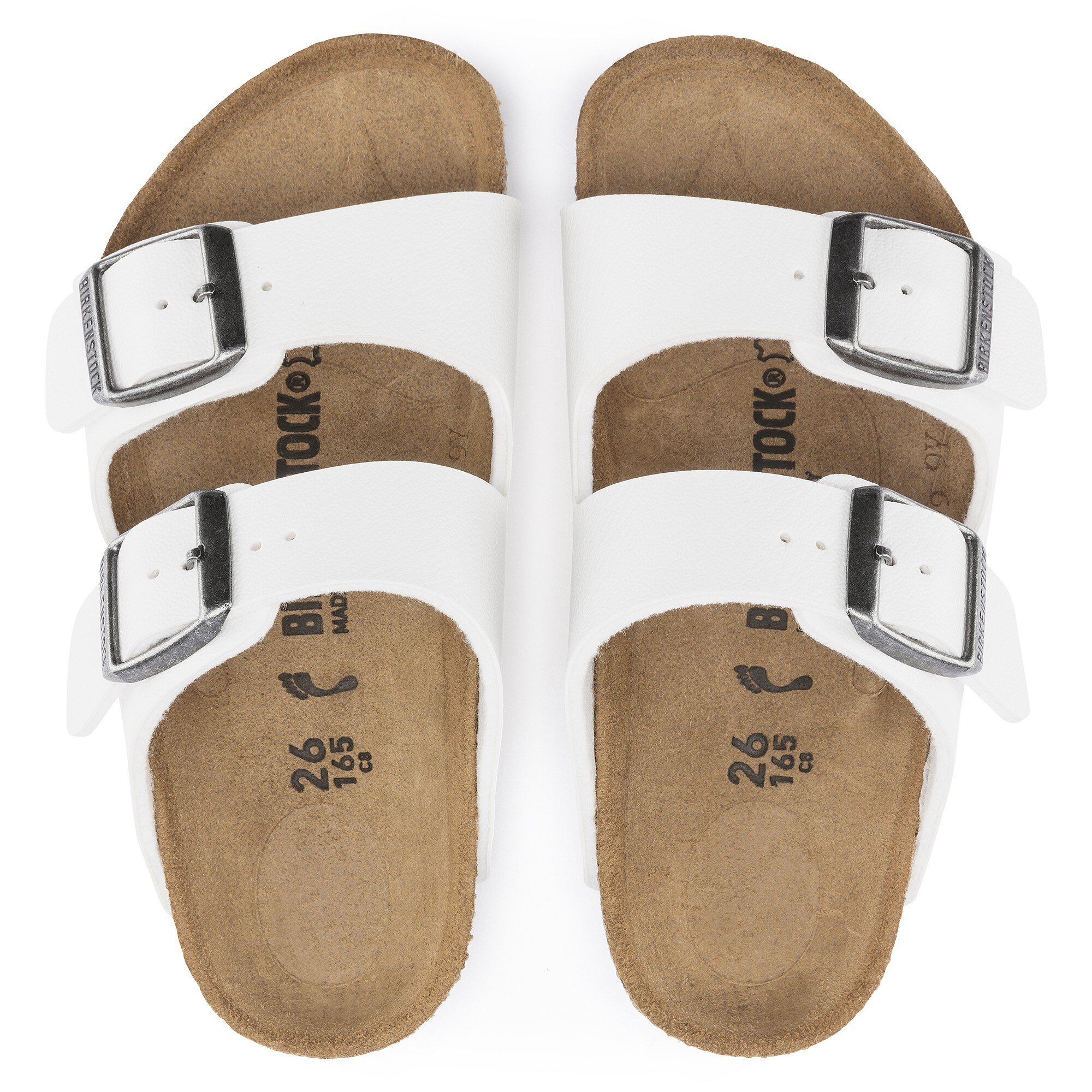 Arizona Kids Birko Flor White BIRKENSTOCK