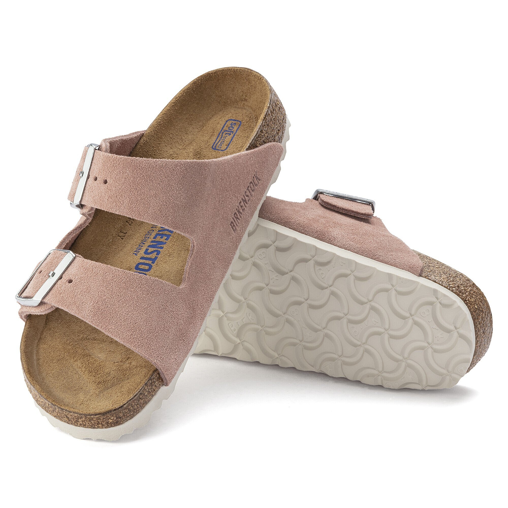 Pink suede birkenstocks discount