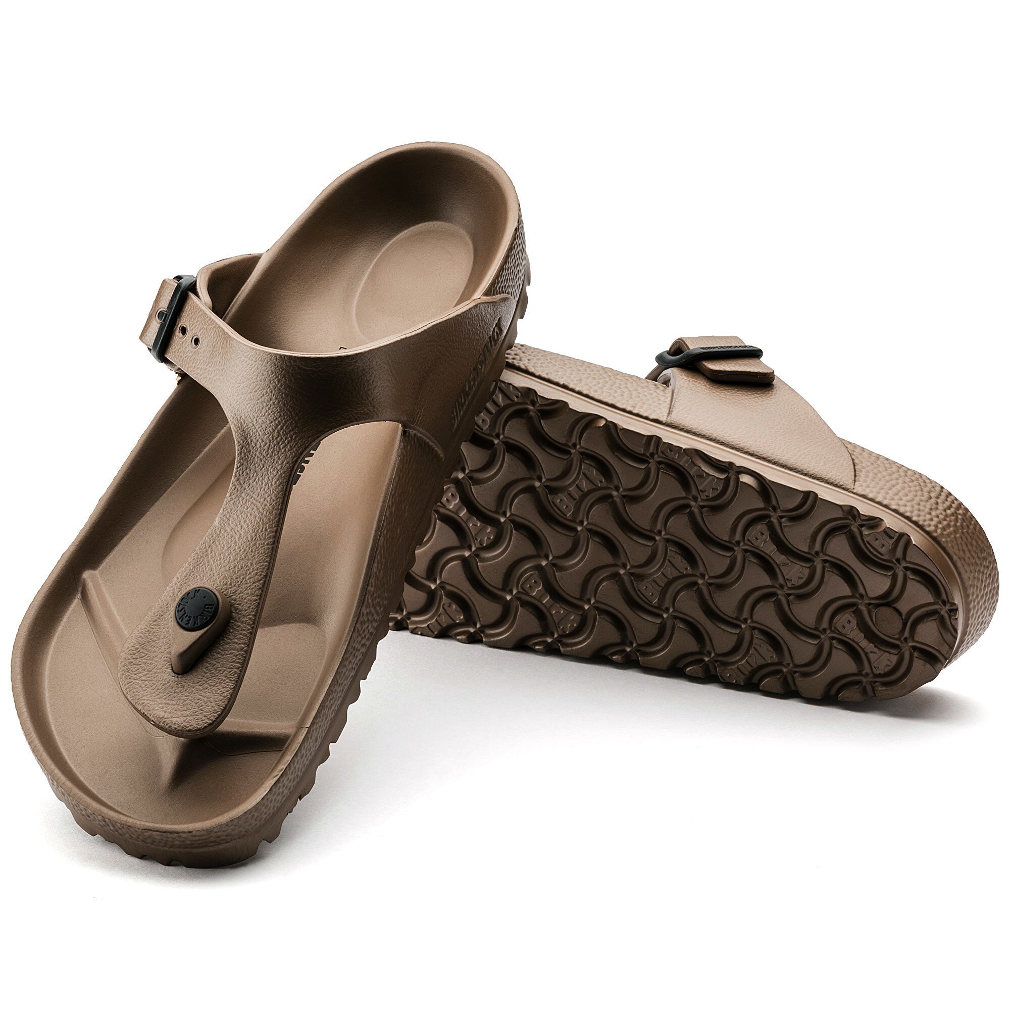 birkenstock gizeh eva bronze