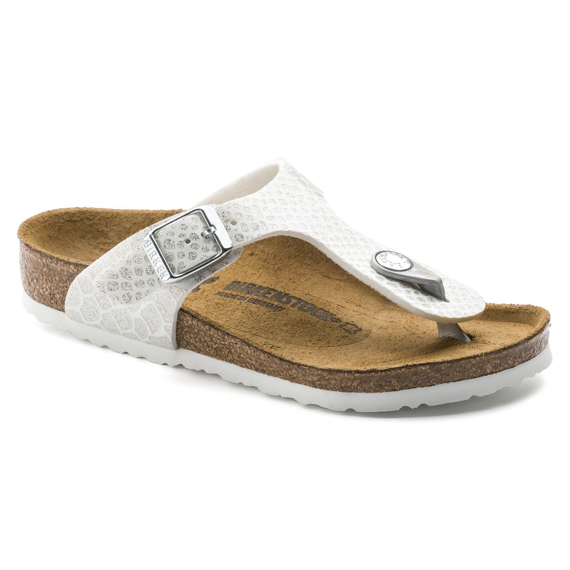 Birkenstock arizona magic snake white Clearance