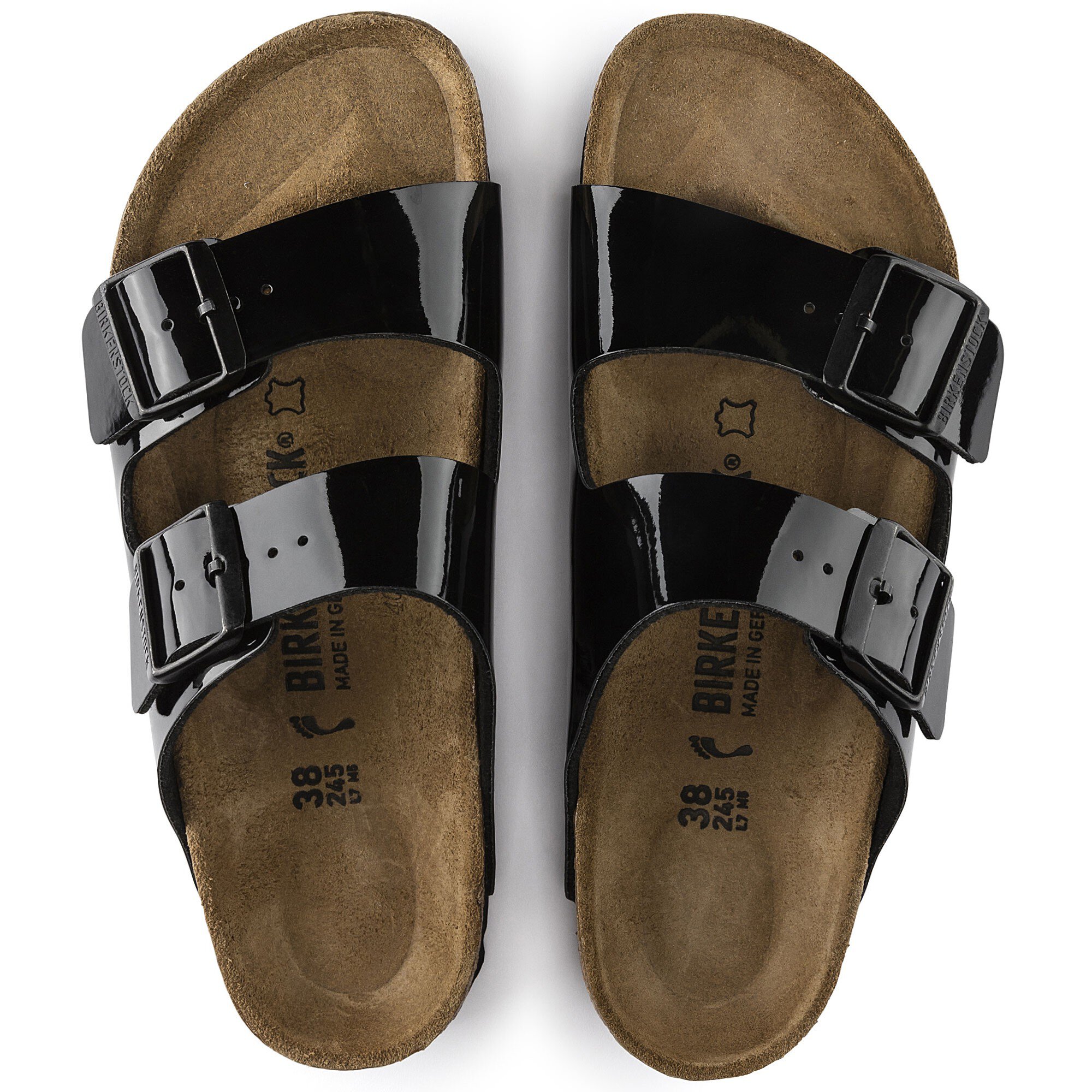 patent leather birkenstock sandals