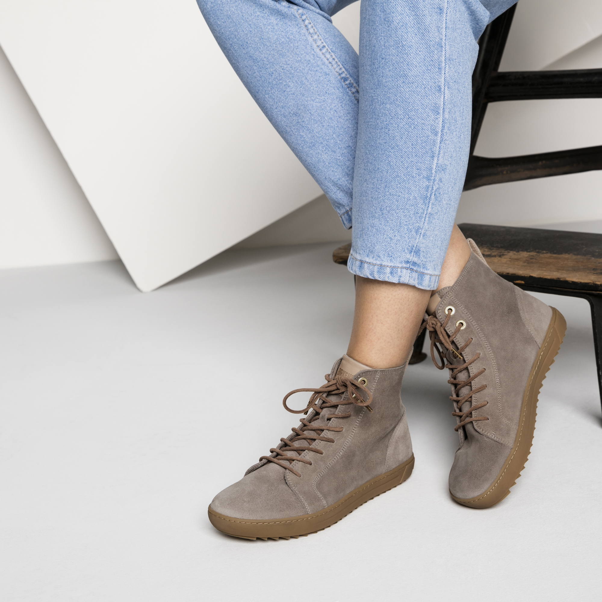 Bartlett Suede Leather Taupe | shop 