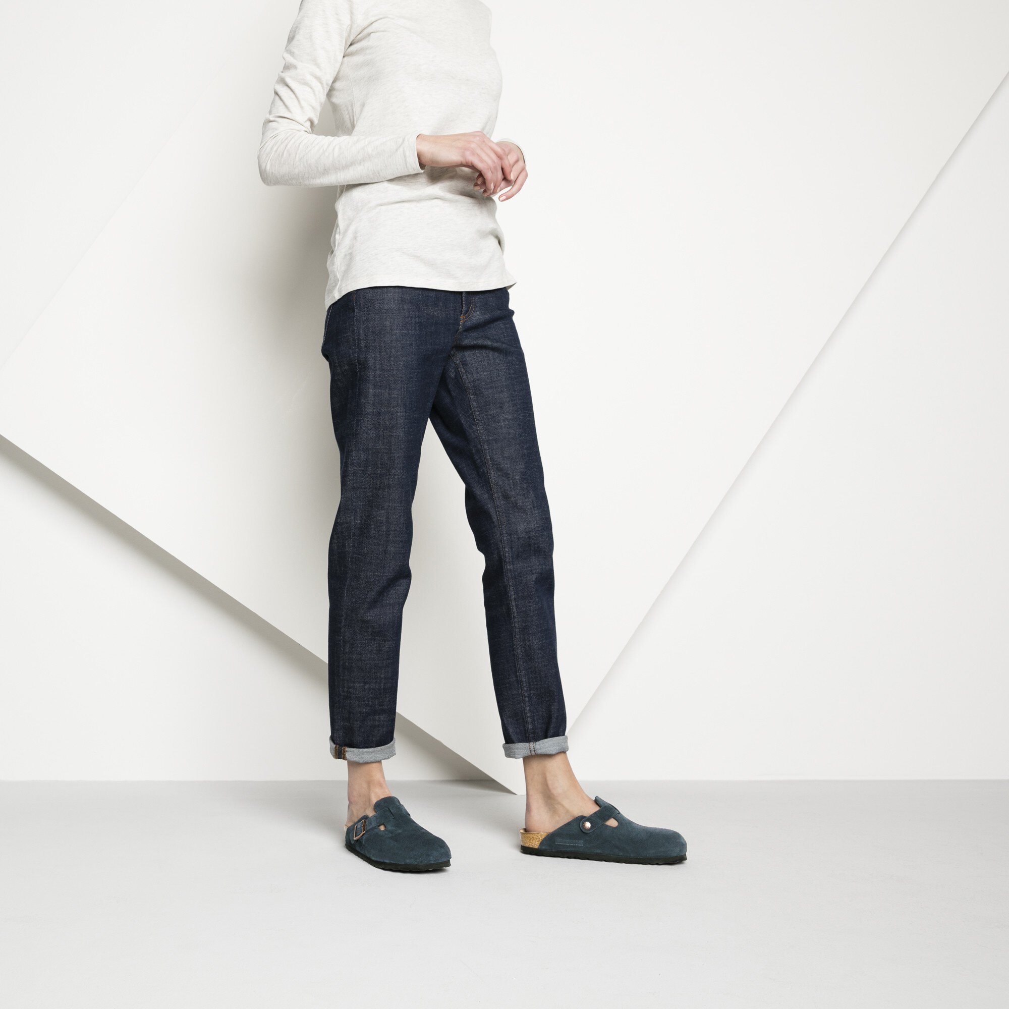 Boston/ボストン スエードレザー ネイビー | BIRKENSTOCK