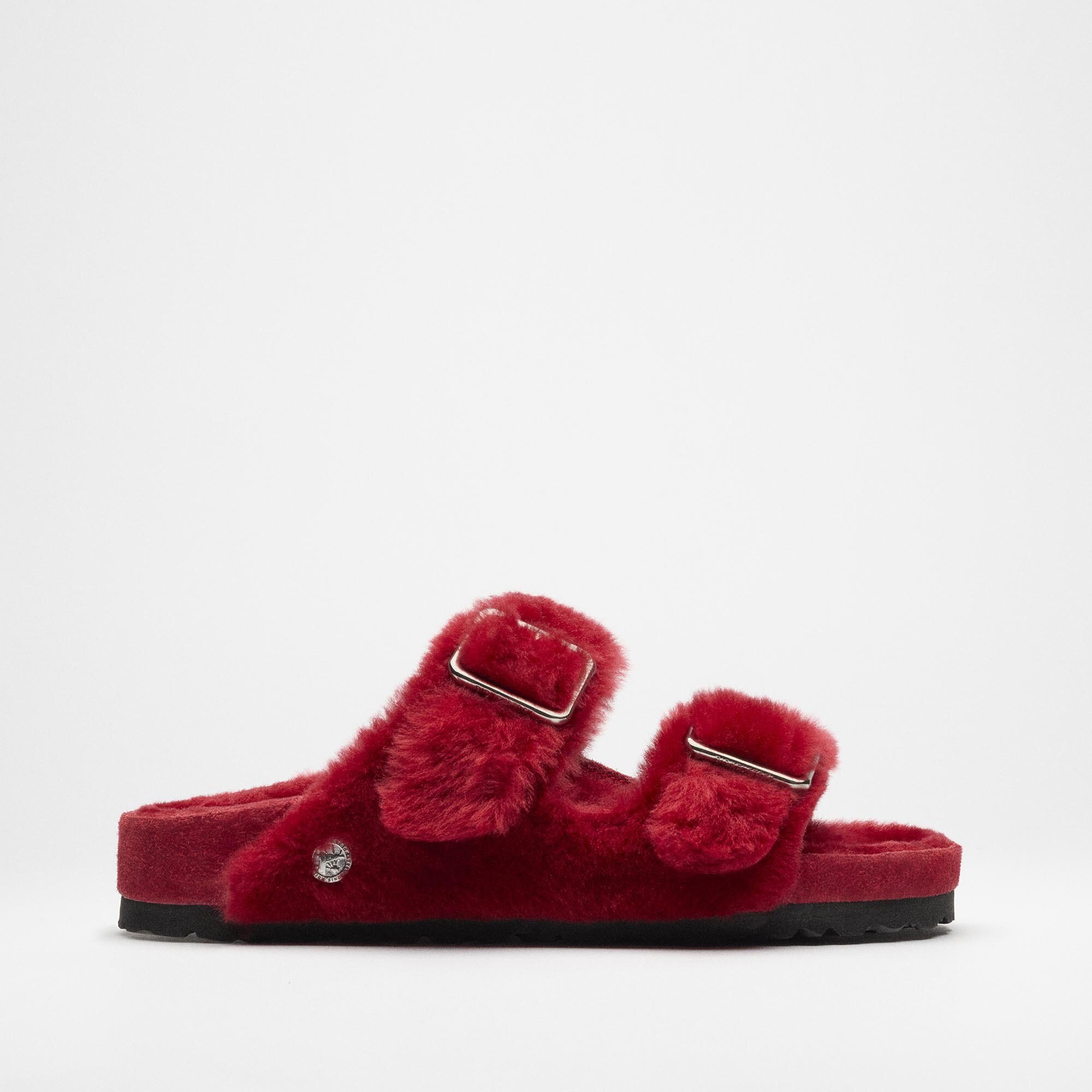 1774 Arizona Shearling Fur Red | BIRKENSTOCK