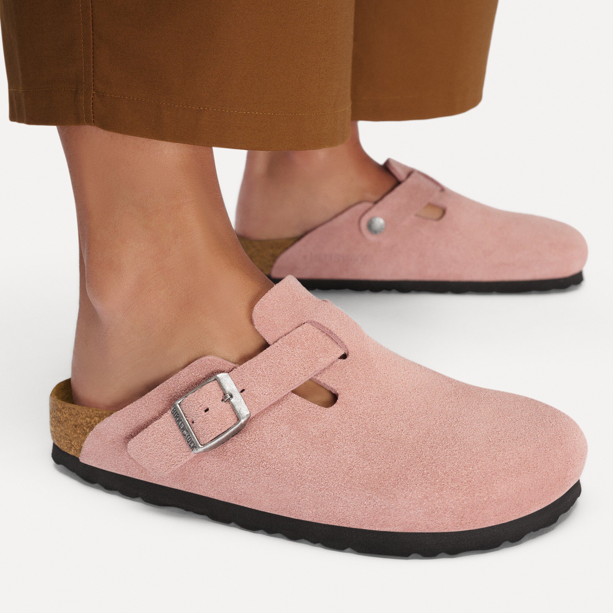 Boston / ボストン スエードレザー ピンククレイ | BIRKENSTOCK
