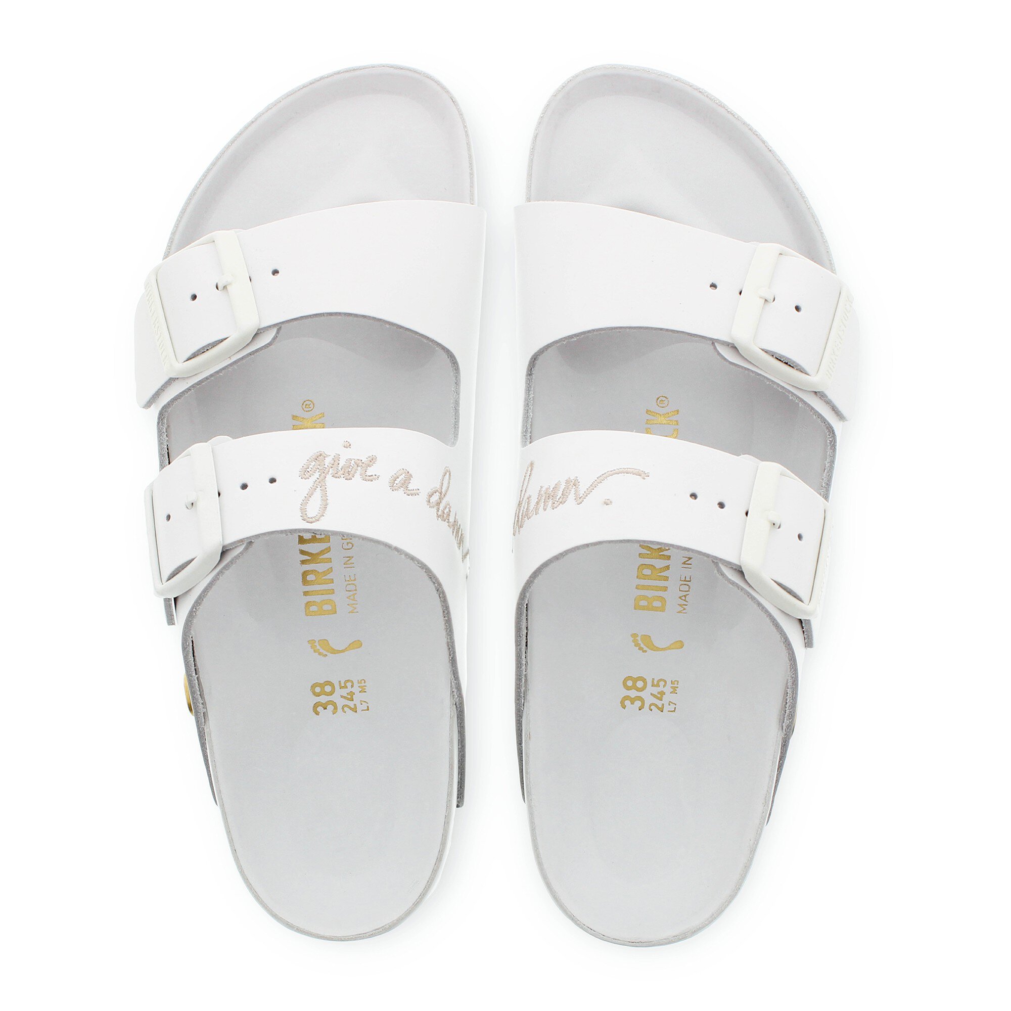 Arizona Lingua Franca Leather White | BIRKENSTOCK