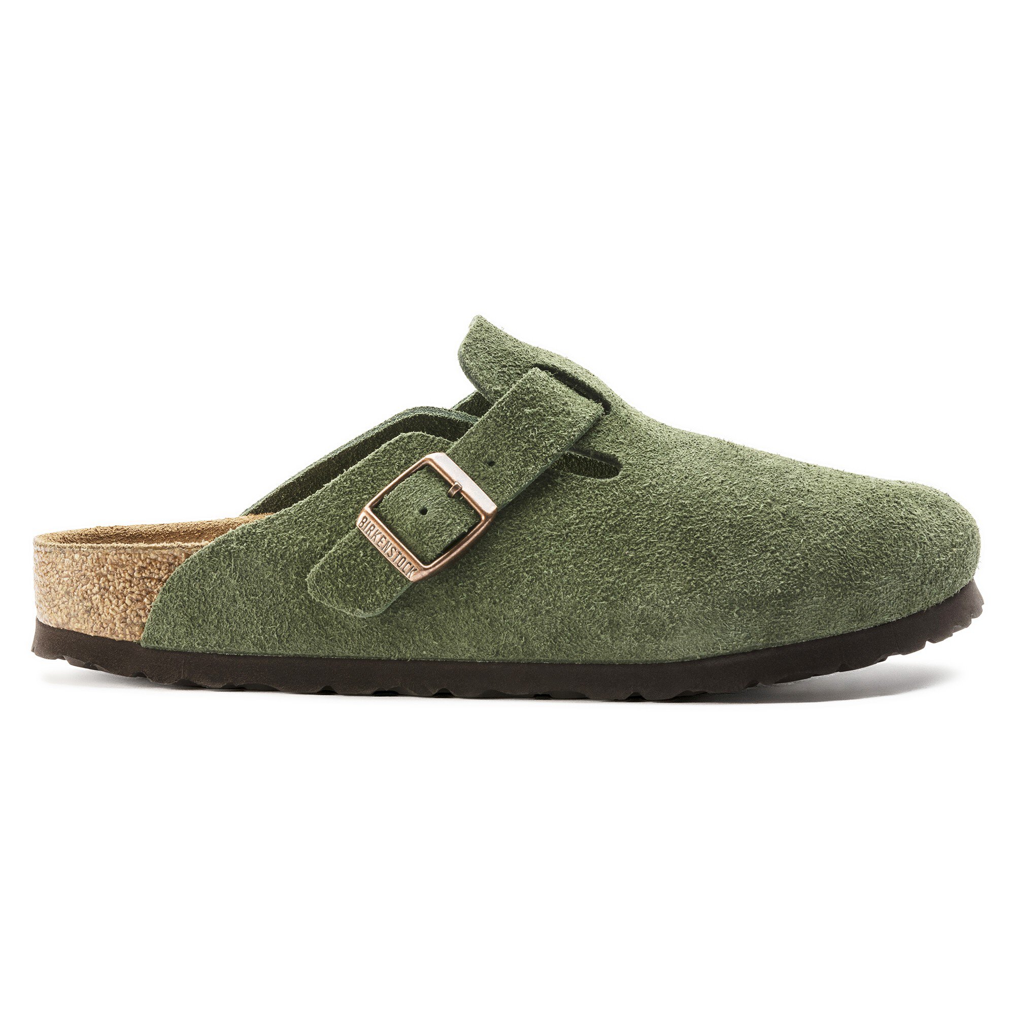 suede birkenstock clogs