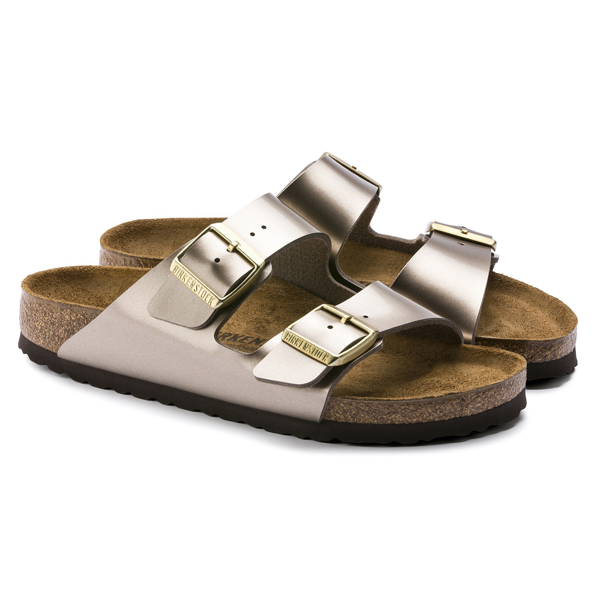 birkenstock arizona electric metallic