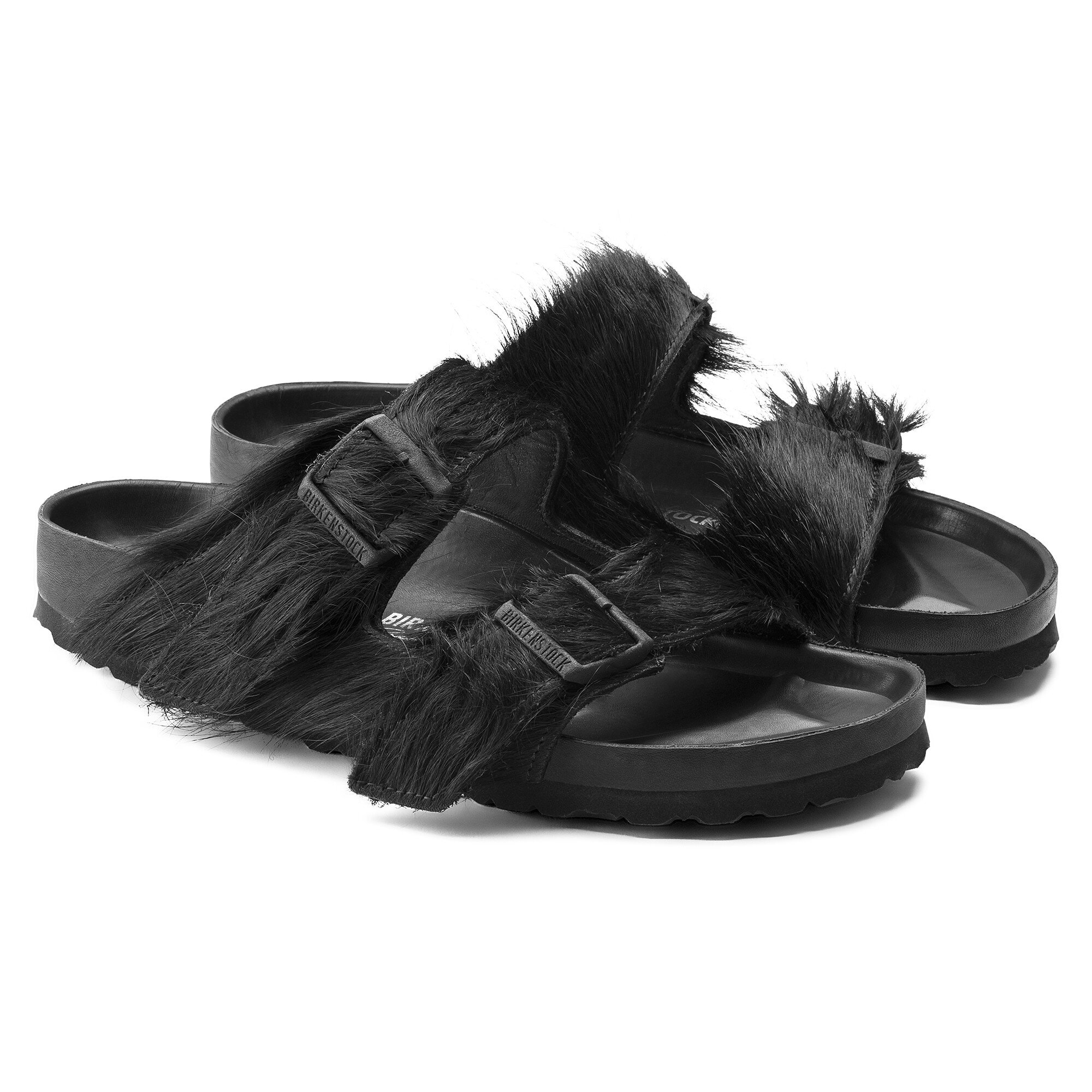 ファッションシーンで話題のこれから流行るブランド12選 Rick BIRKENSTOCK | Black Longhair Cowhide Arizona Owens 靴