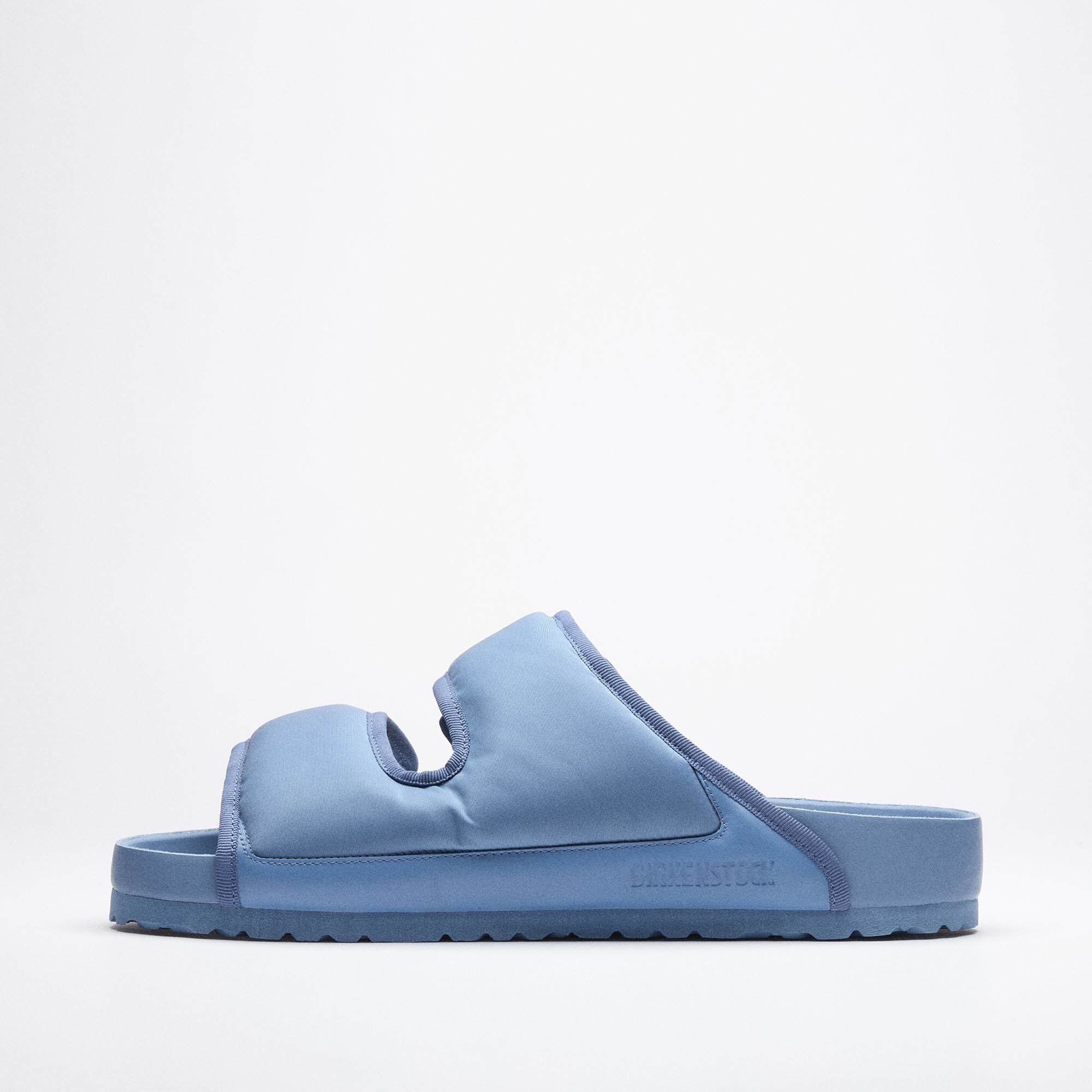 1774 Arizona Cosny Nylon Faded Denim | BIRKENSTOCK