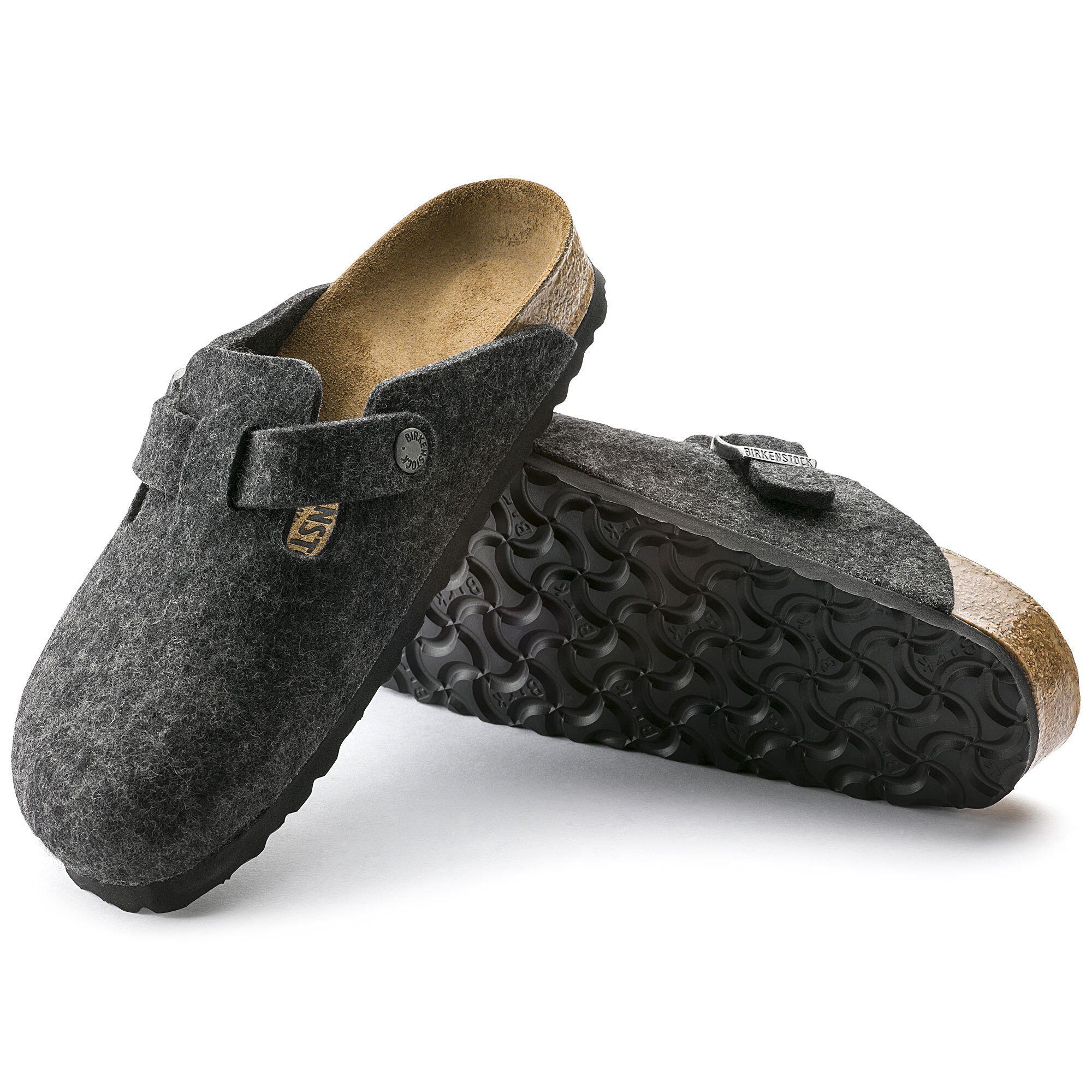 birkenstock felt clogs