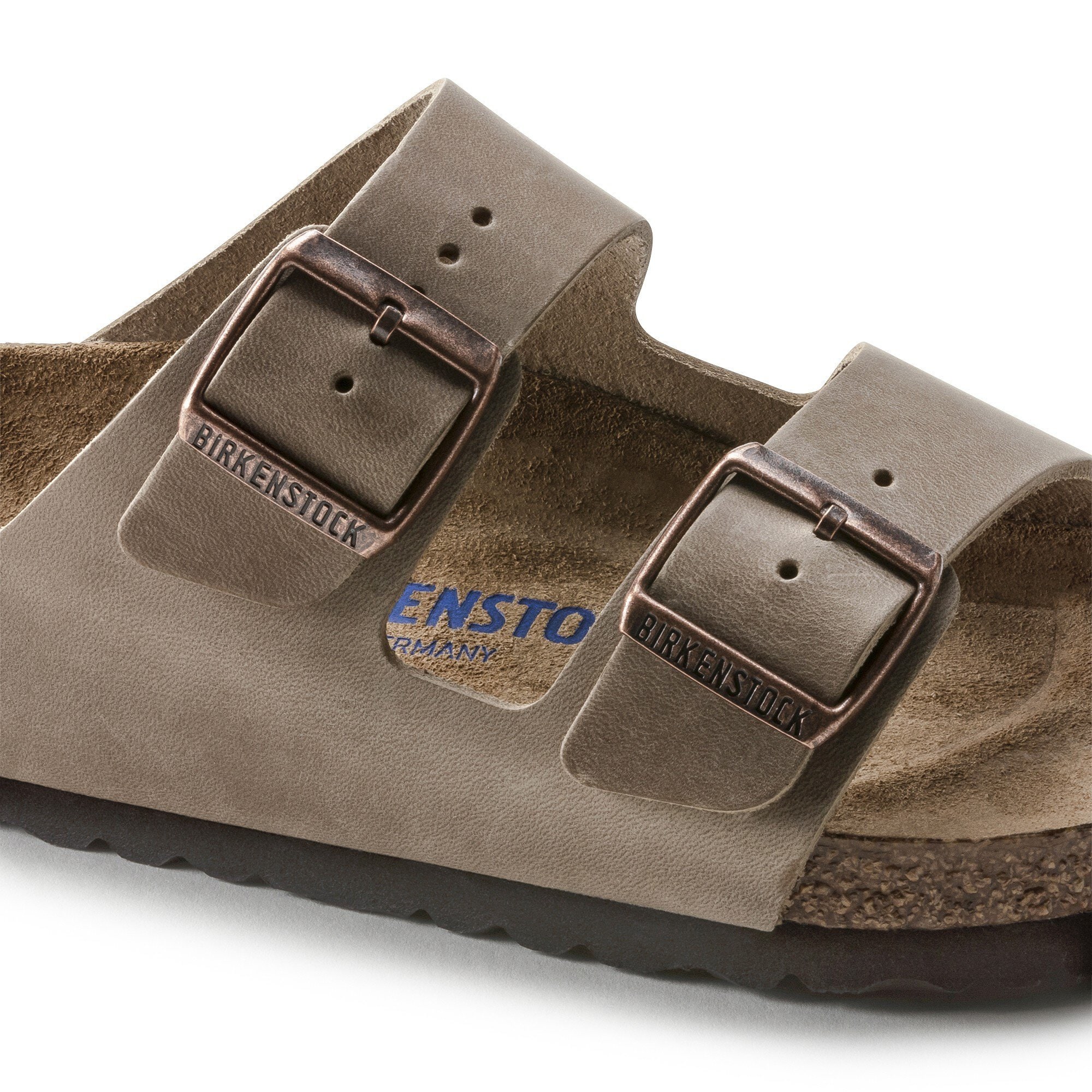 Adskillelse Udvinding resterende Arizona blød fodseng Oiled Leather Tobacco Brown | BIRKENSTOCK