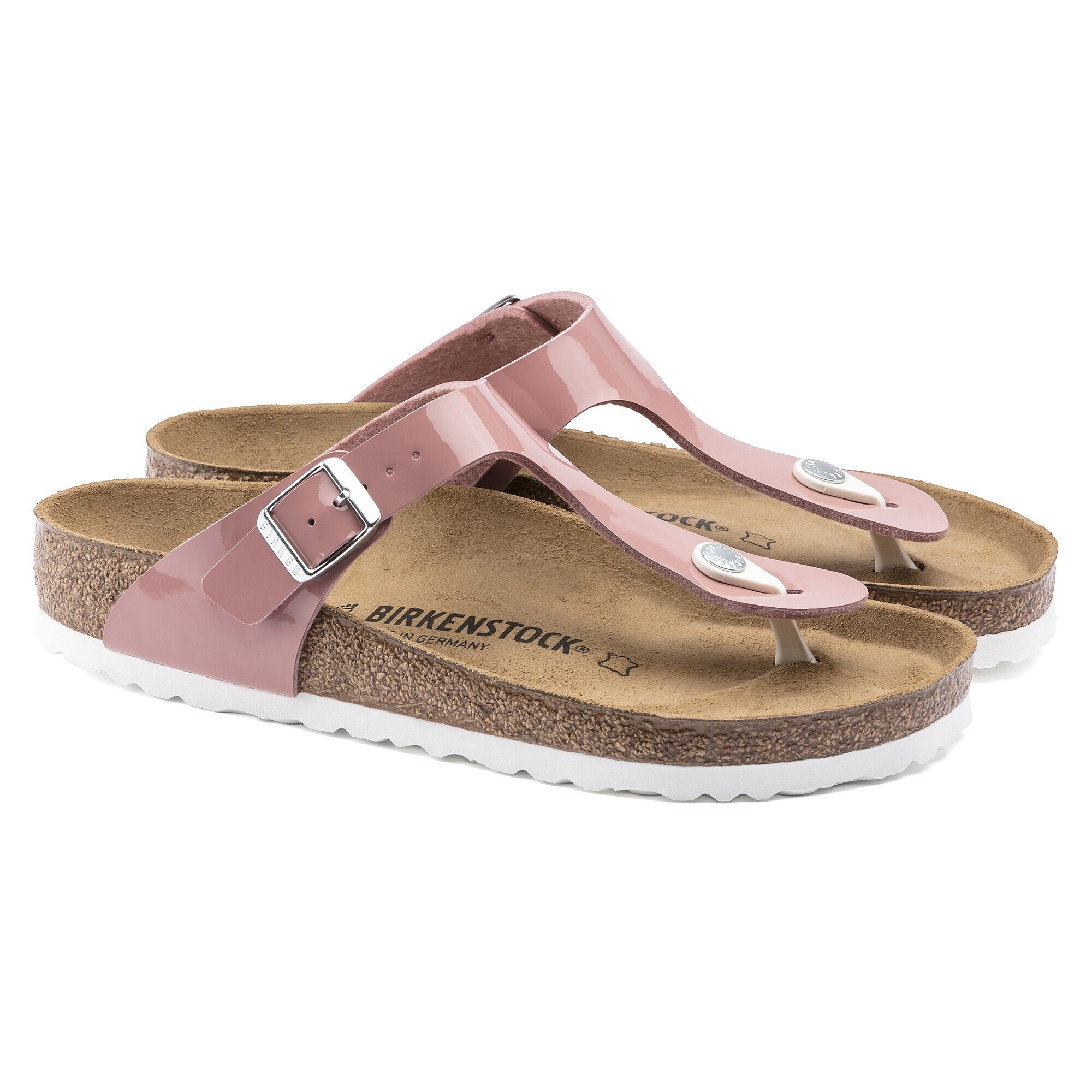 Birkenstock gizeh patent old rose clearance
