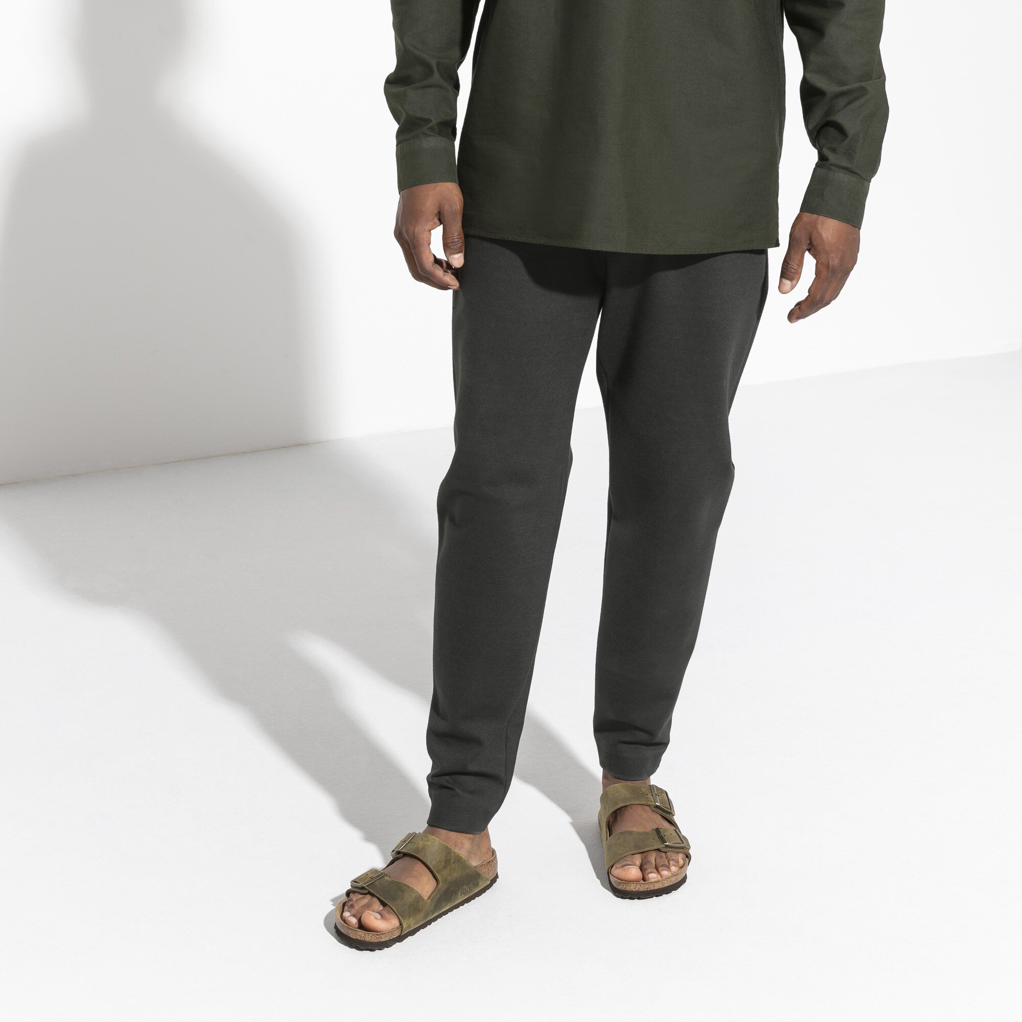 birkenstock arizona jade oiled leather