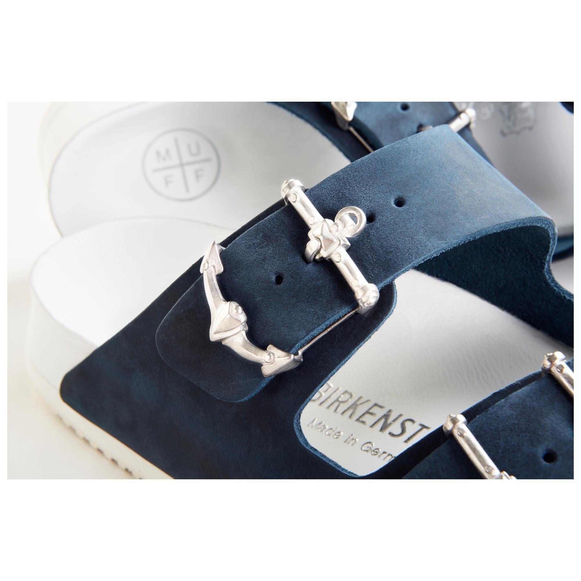 birkenstock silver buckle
